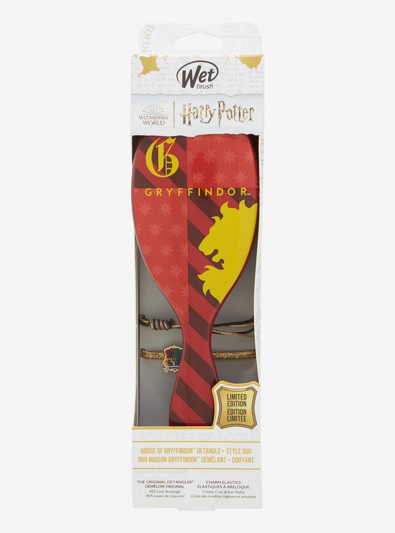 Harry Potter Gryffindor Original Detangler Wet Brush & Hair Tie Set, , alternate