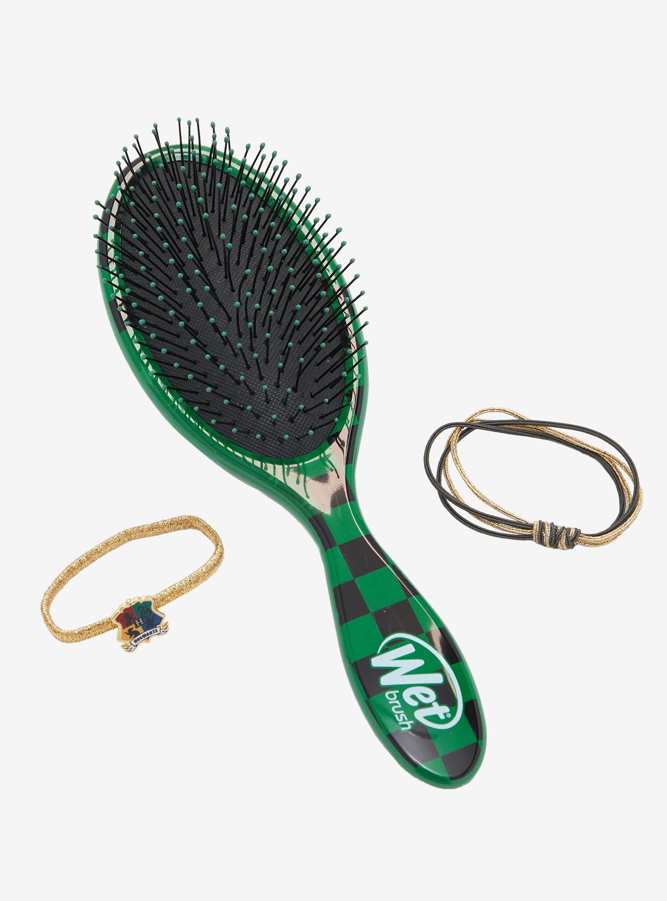 Harry Potter Slytherin Original Detangler Wet Brush & Hair Tie Set, , hi-res