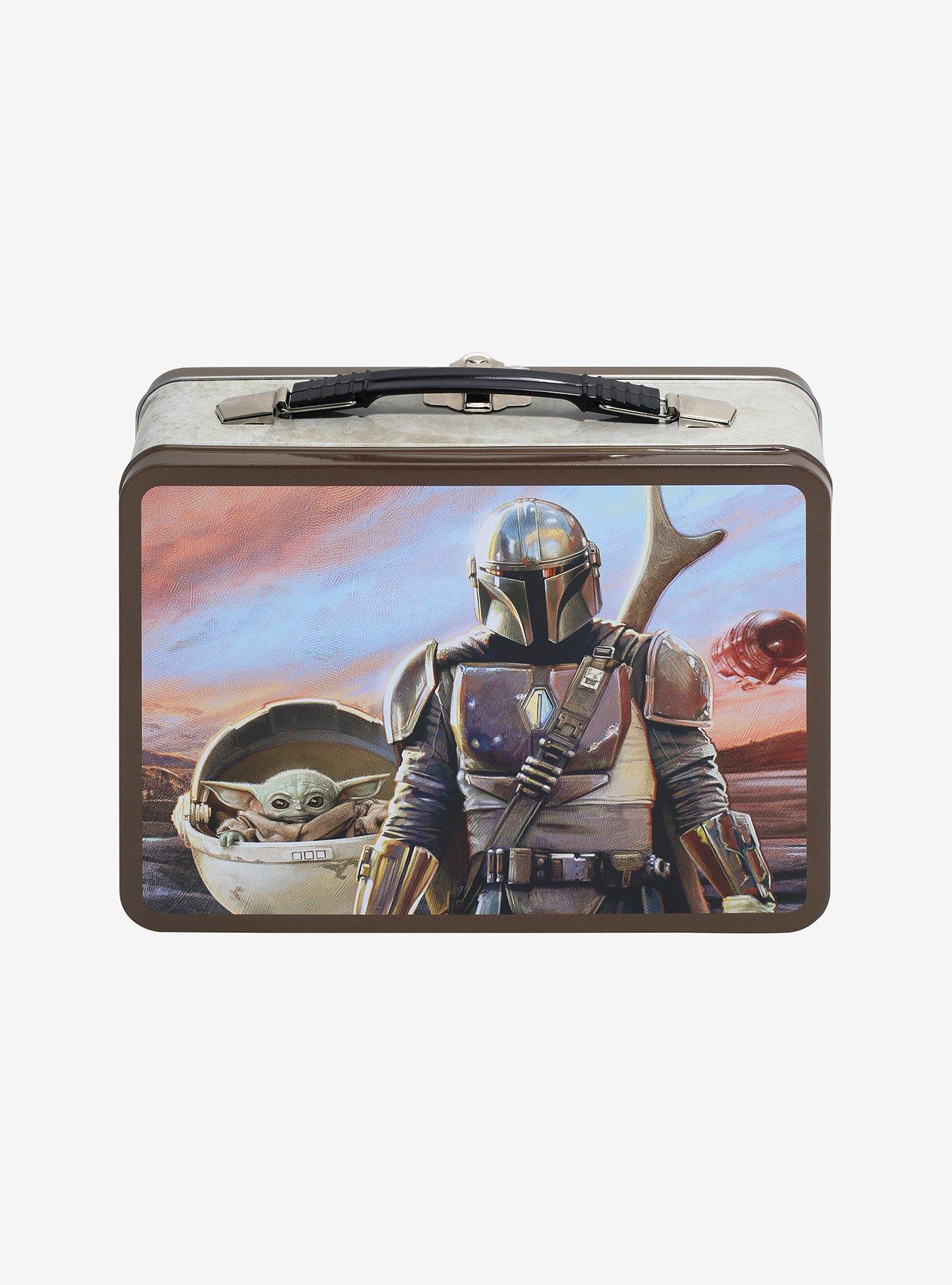 Star Wars The Mandalorian Grogu Wanted Metal Lunch Box, , alternate