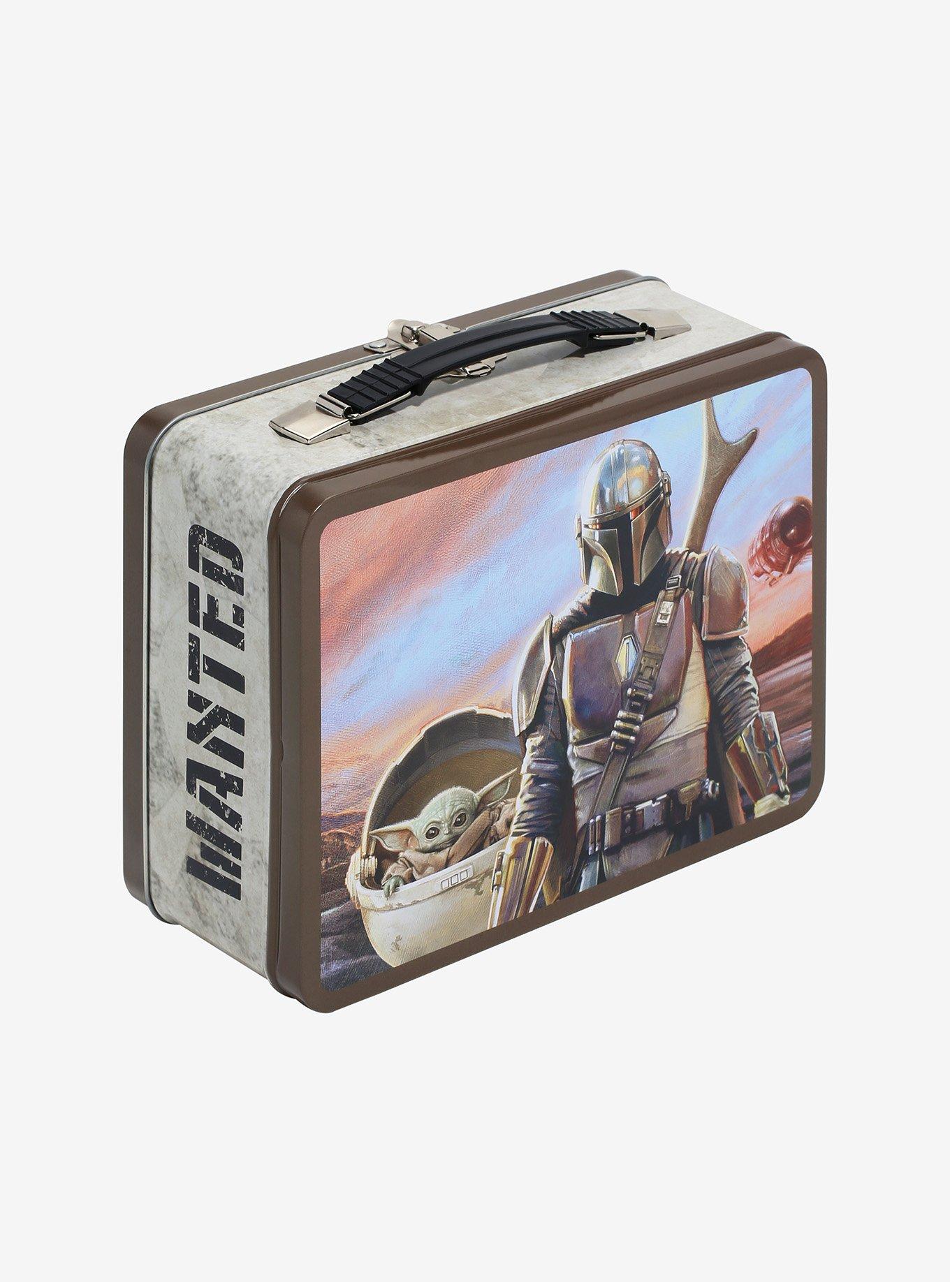 Star Wars The Mandalorian Grogu Wanted Metal Lunch Box, , alternate