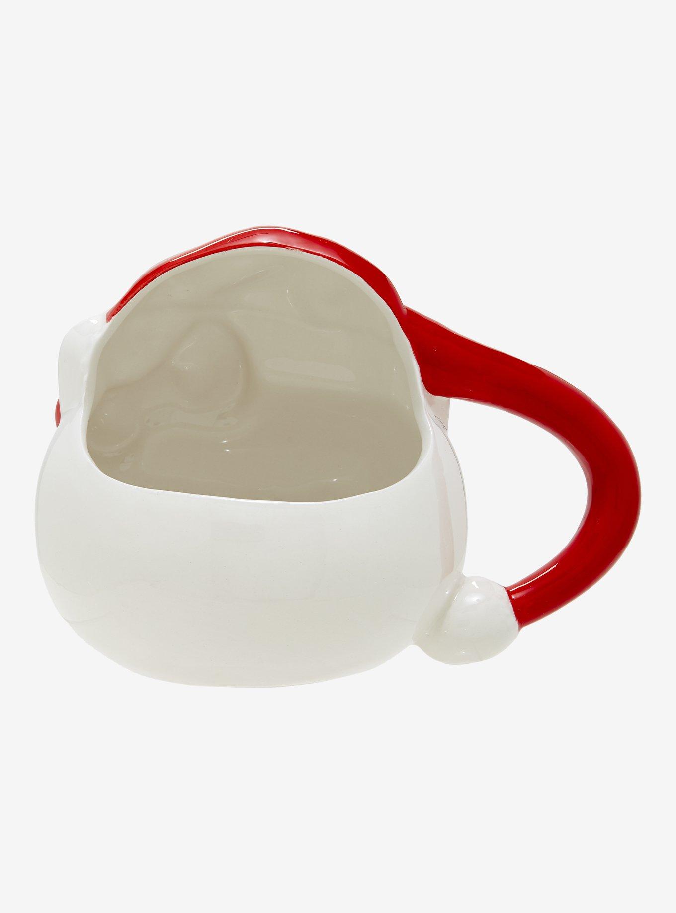 Hello Kitty Santa Hat Figural Mug, , alternate