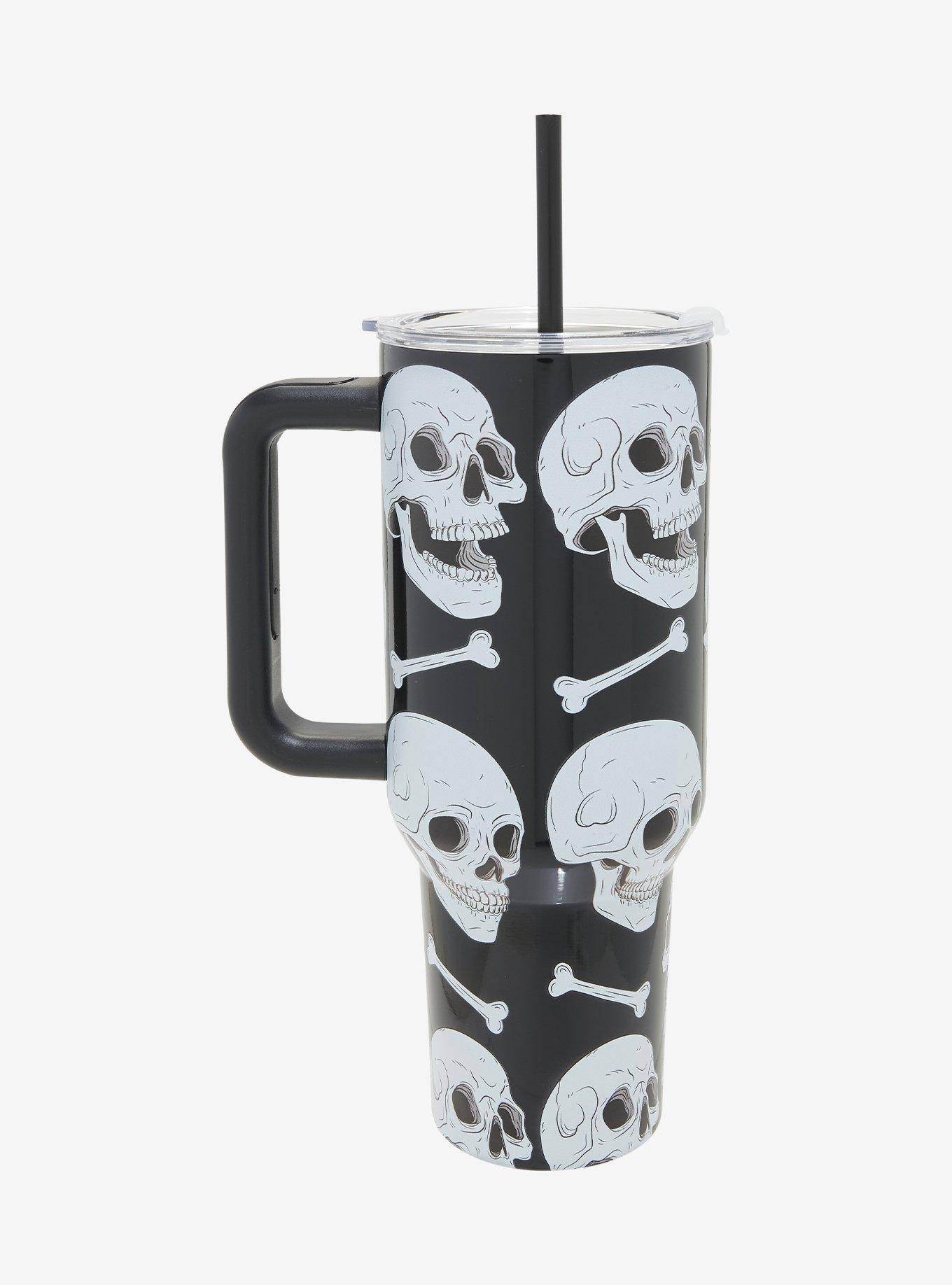 Skulls & Bones Stainless Steel Travel Cup, , alternate - view 2