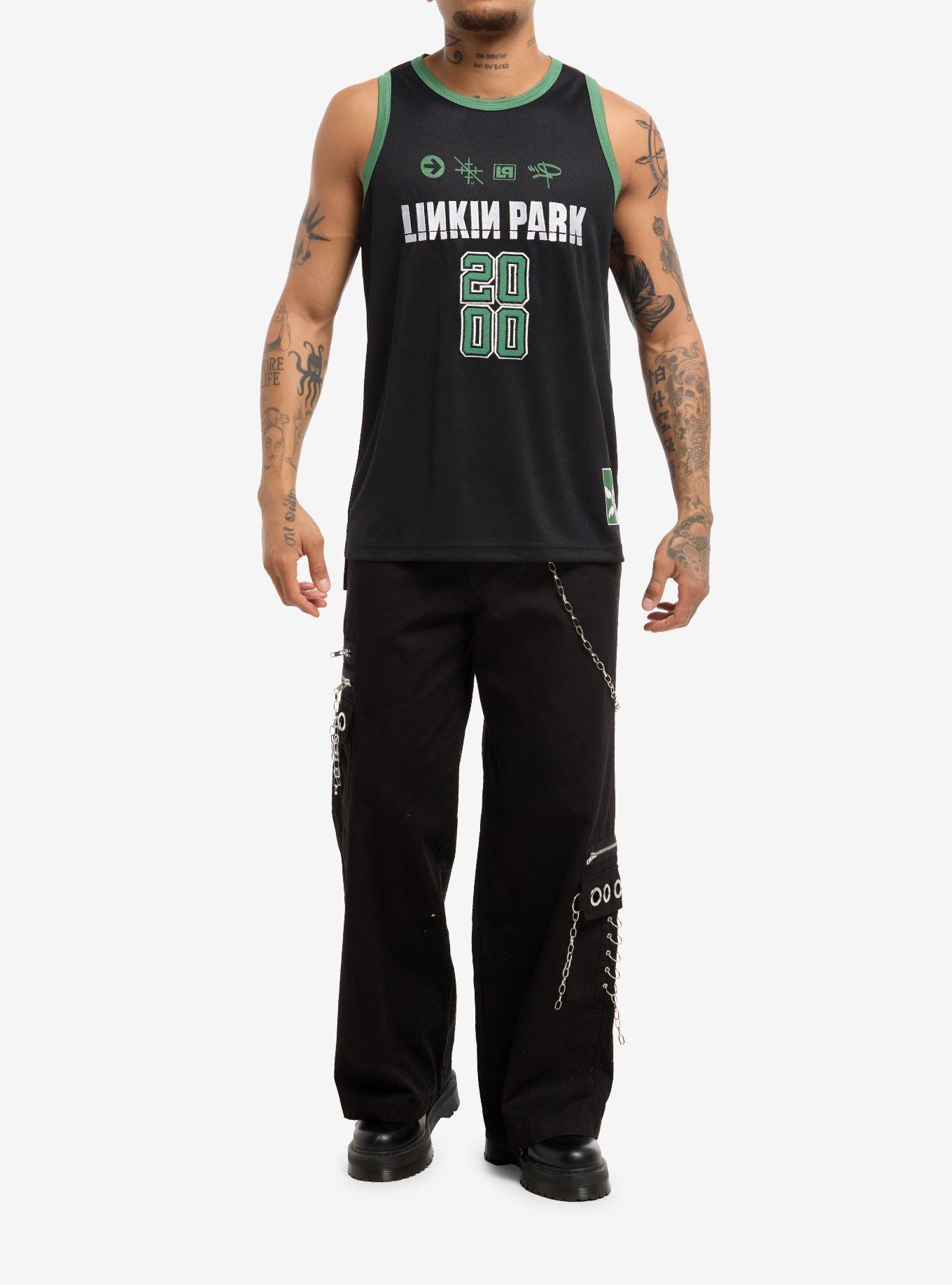 Linkin Park Hybrid Theory Basketball Jersey, BLACK, alternate