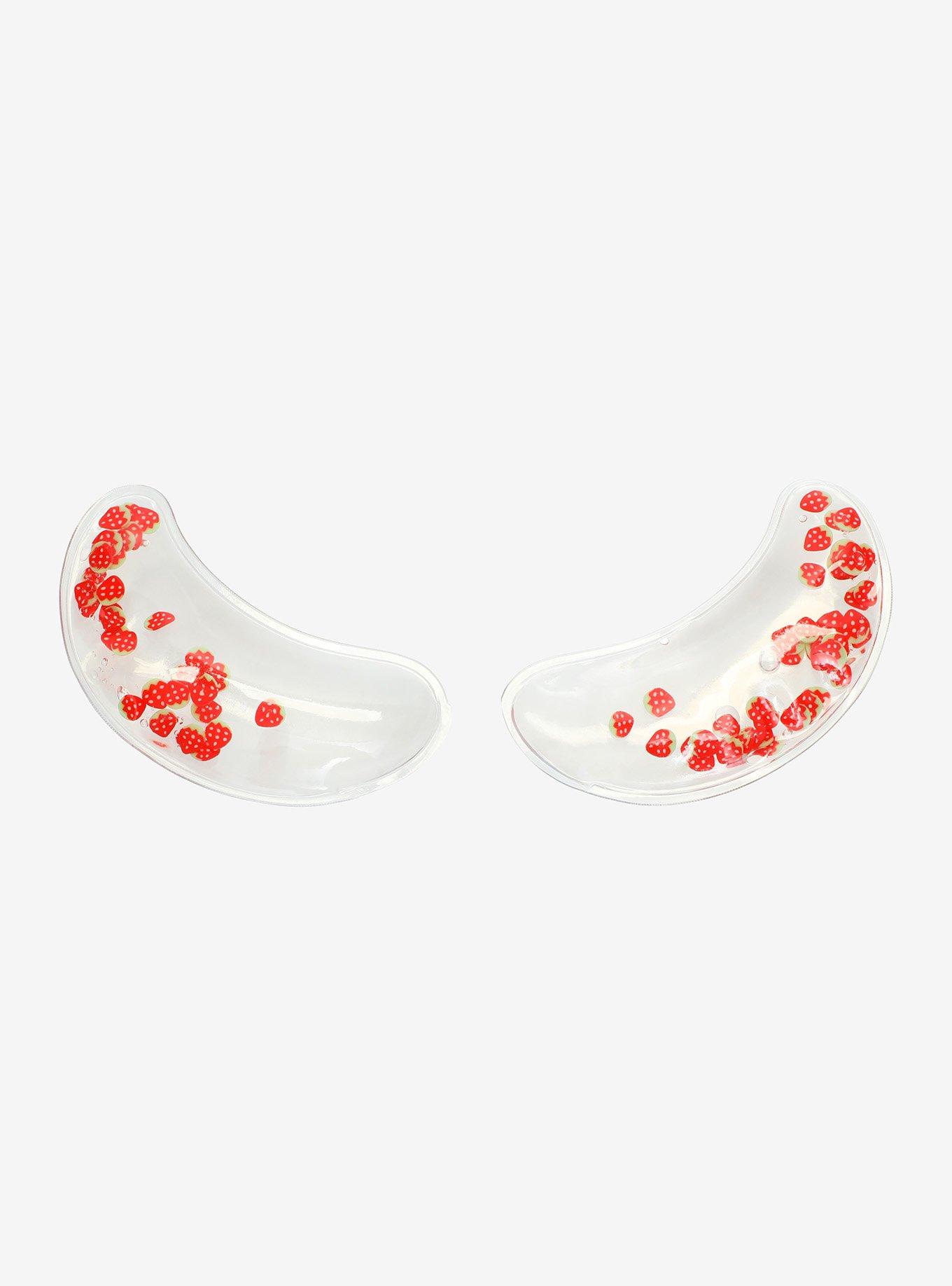 Strawberry Reusable Under-Eye Gel Pads, , hi-res