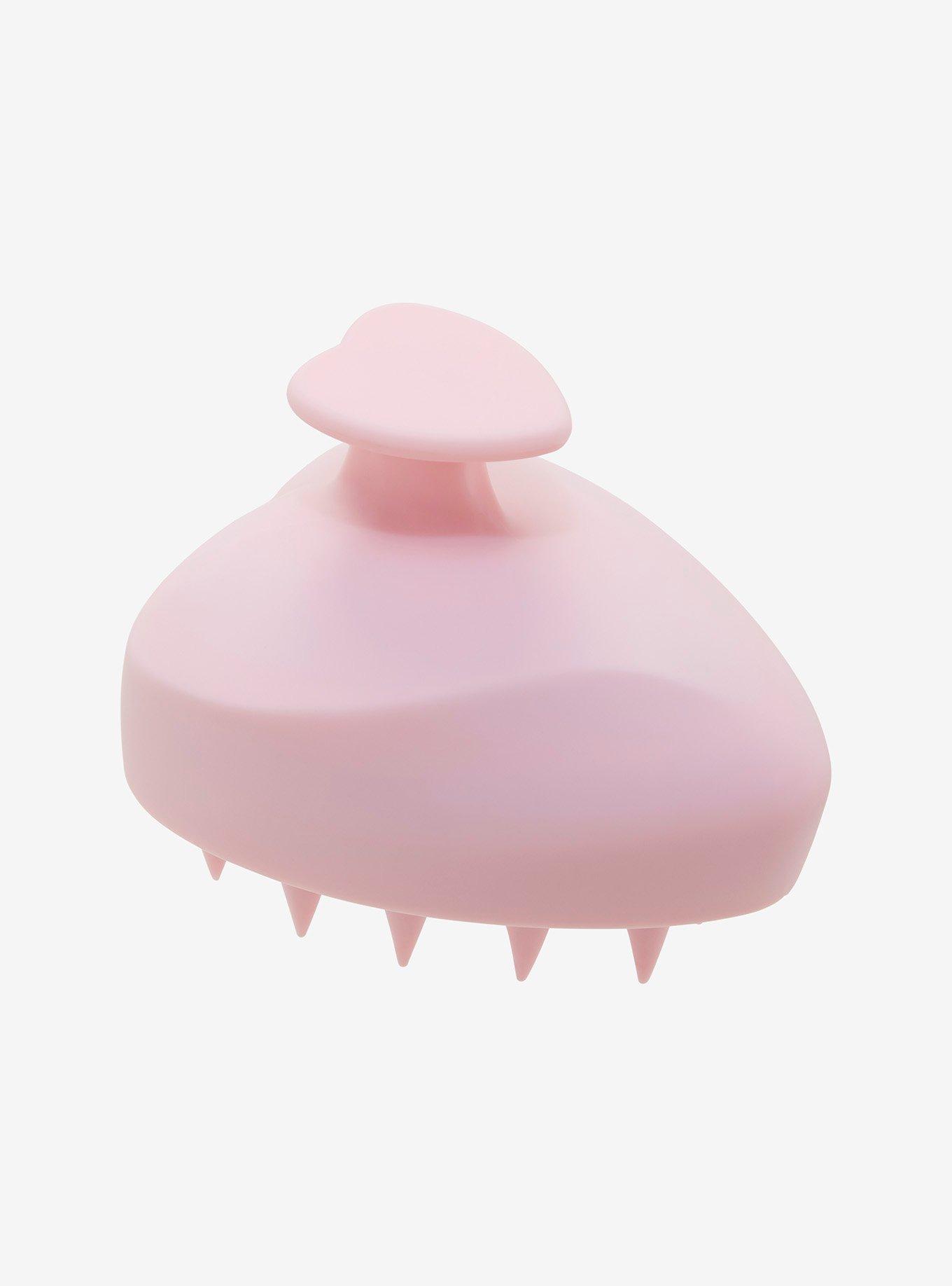 Pink Heart Shampoo Brush & Scalp Massager, , alternate