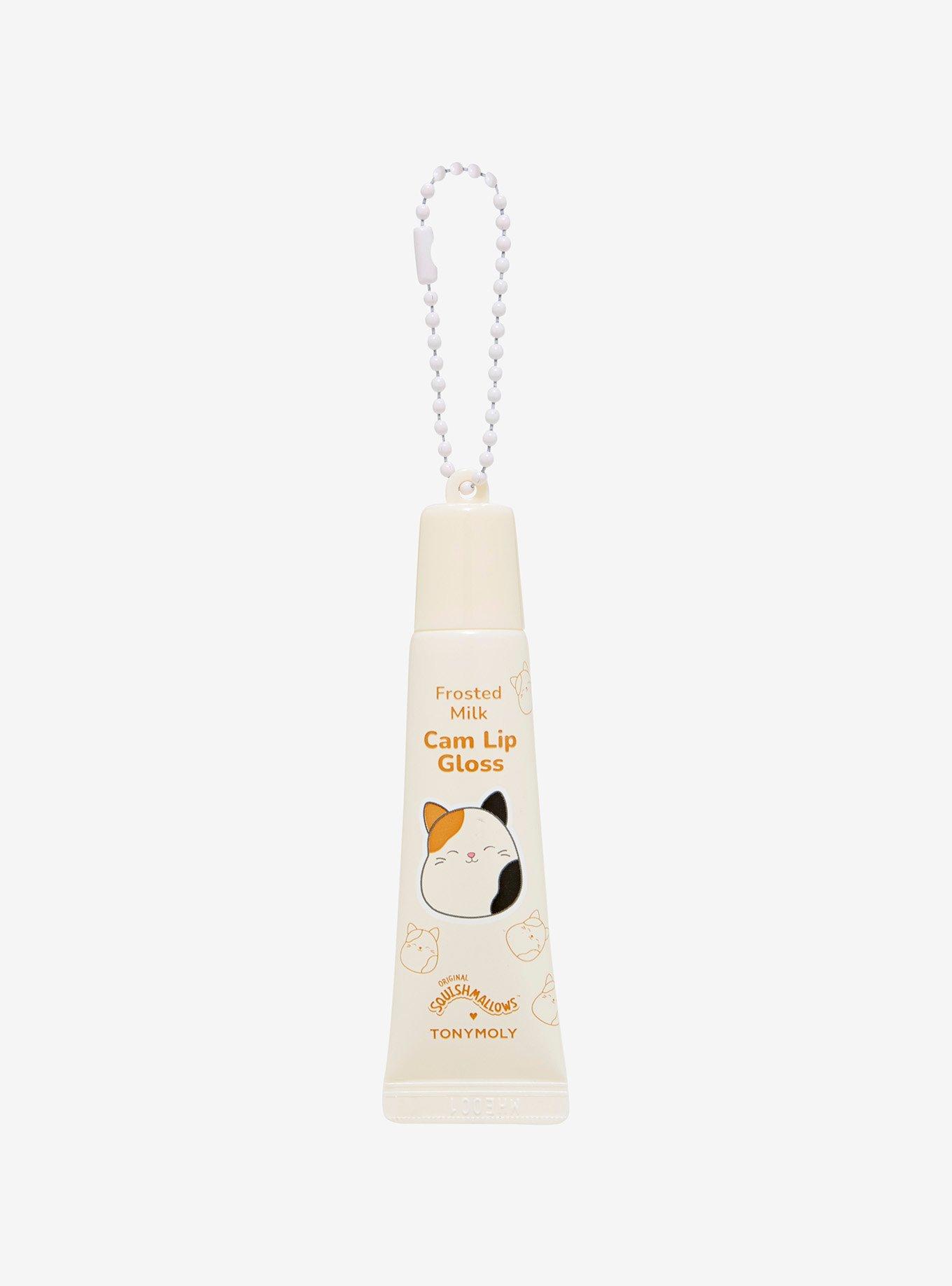 Squishmallows X TONLYMOLY Cam Frosted Milk Lip Gloss Key Chain, , hi-res