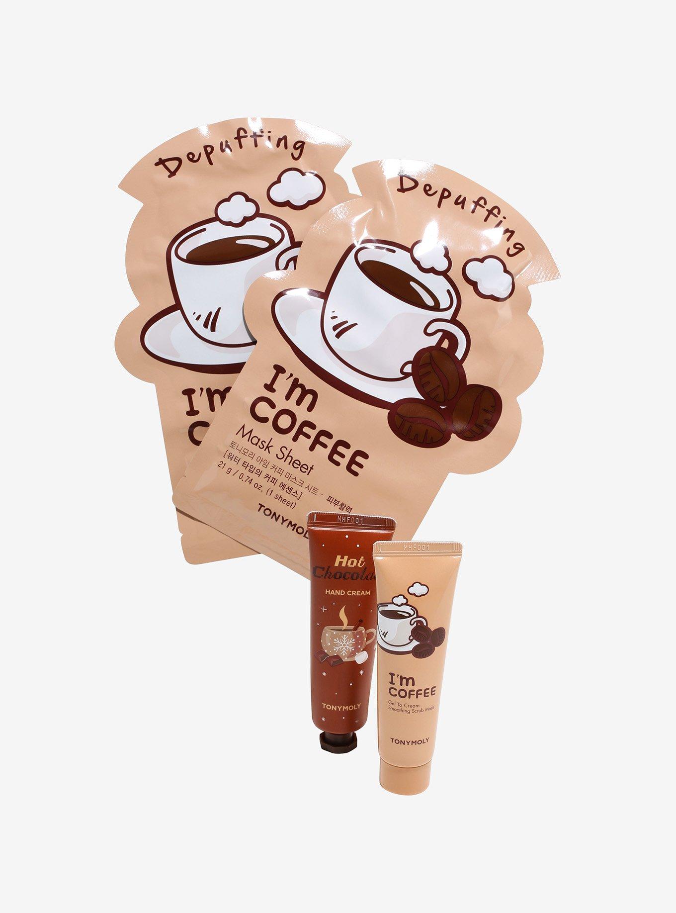 TONYMOLY Deja Brew Facial Sheet Mask & Hand Cream Set, , hi-res