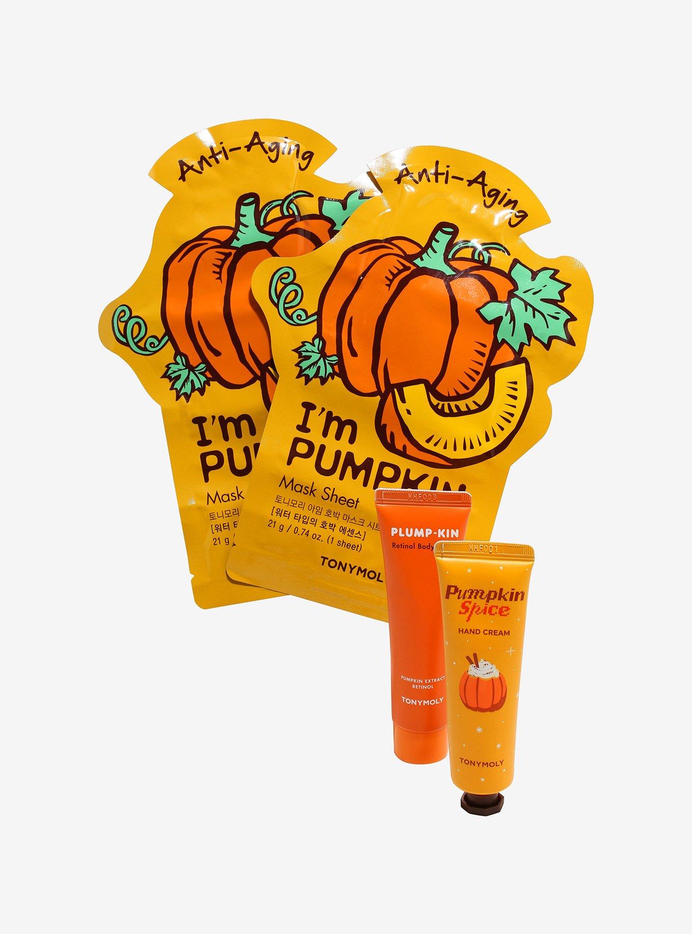 TONYMOLY Pumpkin Spice Facial Sheet Mask & Hand Cream Set, , hi-res