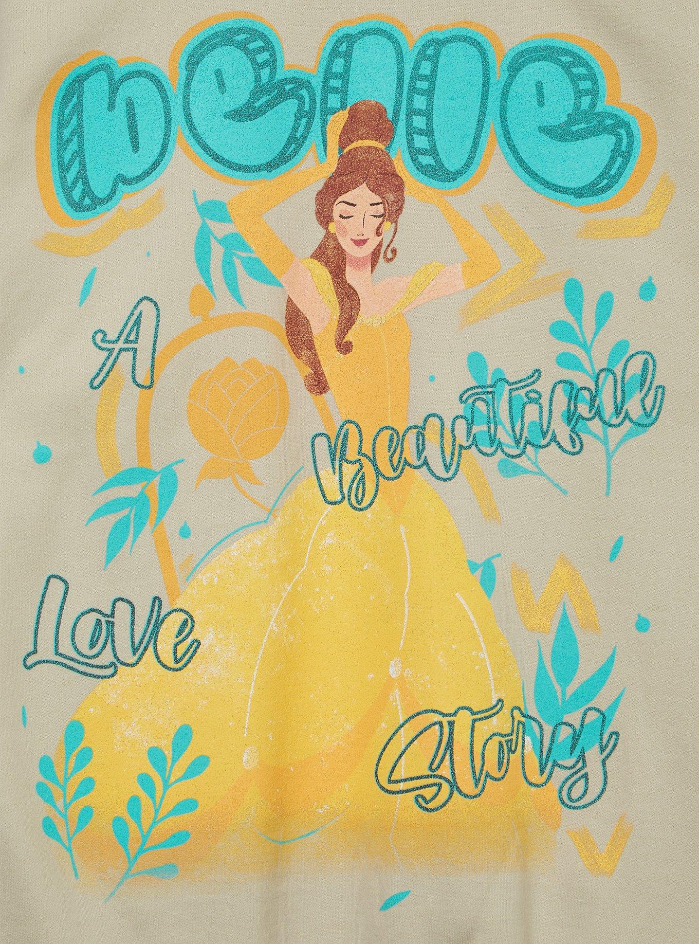 Disney Beauty and the Beast Belle Portrait Women's Crewneck, , hi-res