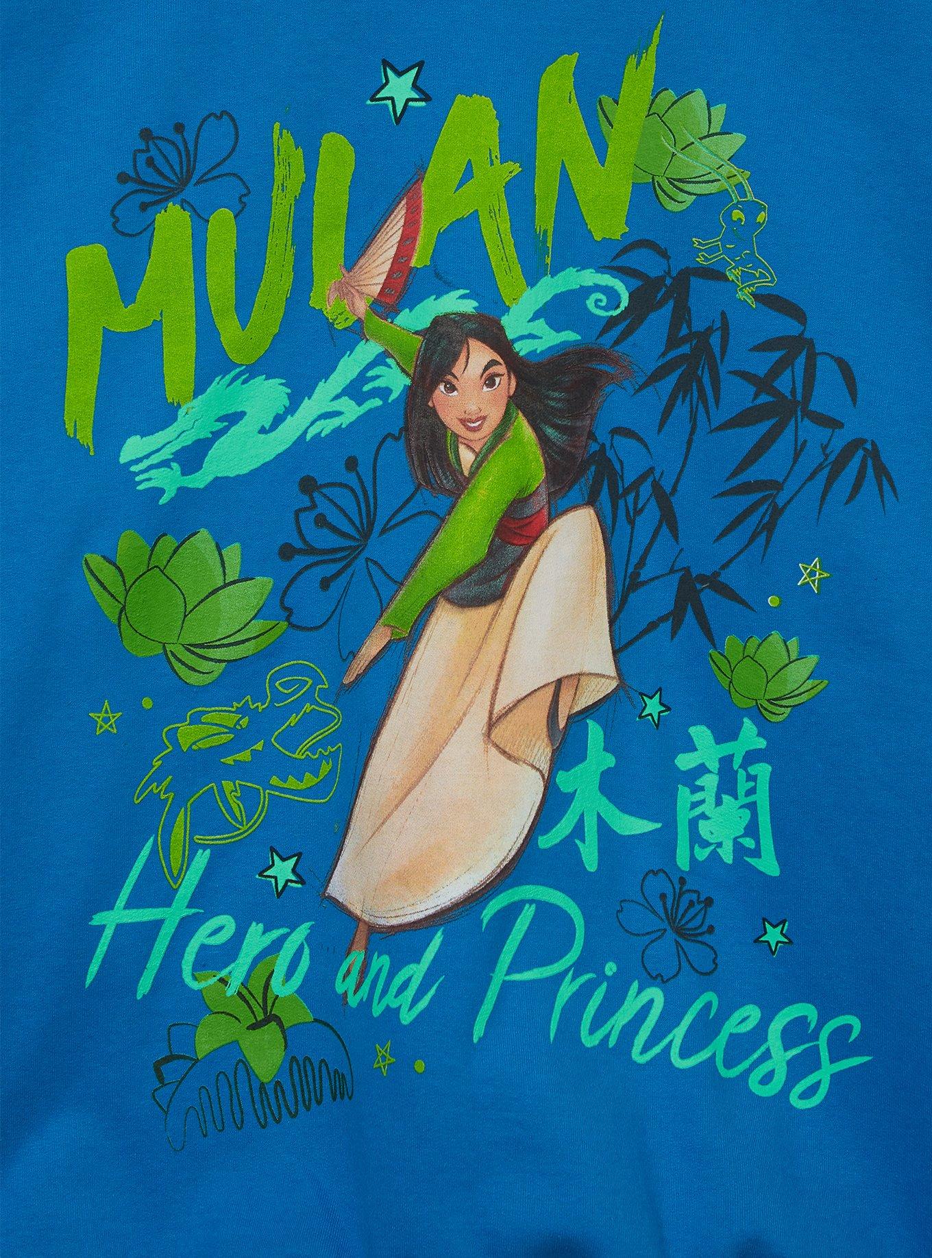 Disney Mulan Icons Women's Crewneck, , hi-res