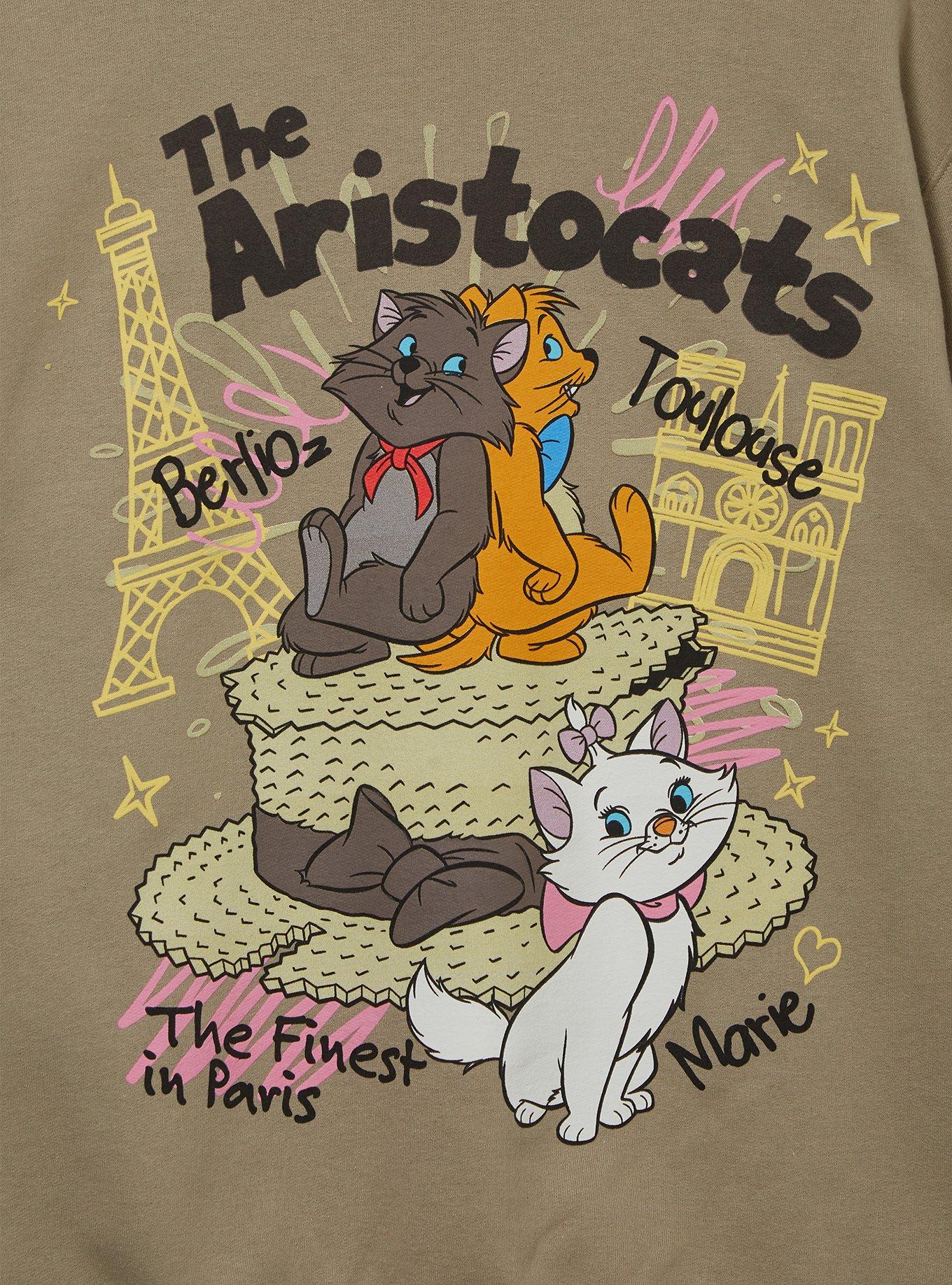 Disney The Aristocats Kittens Doodle Women's Crewneck, , hi-res