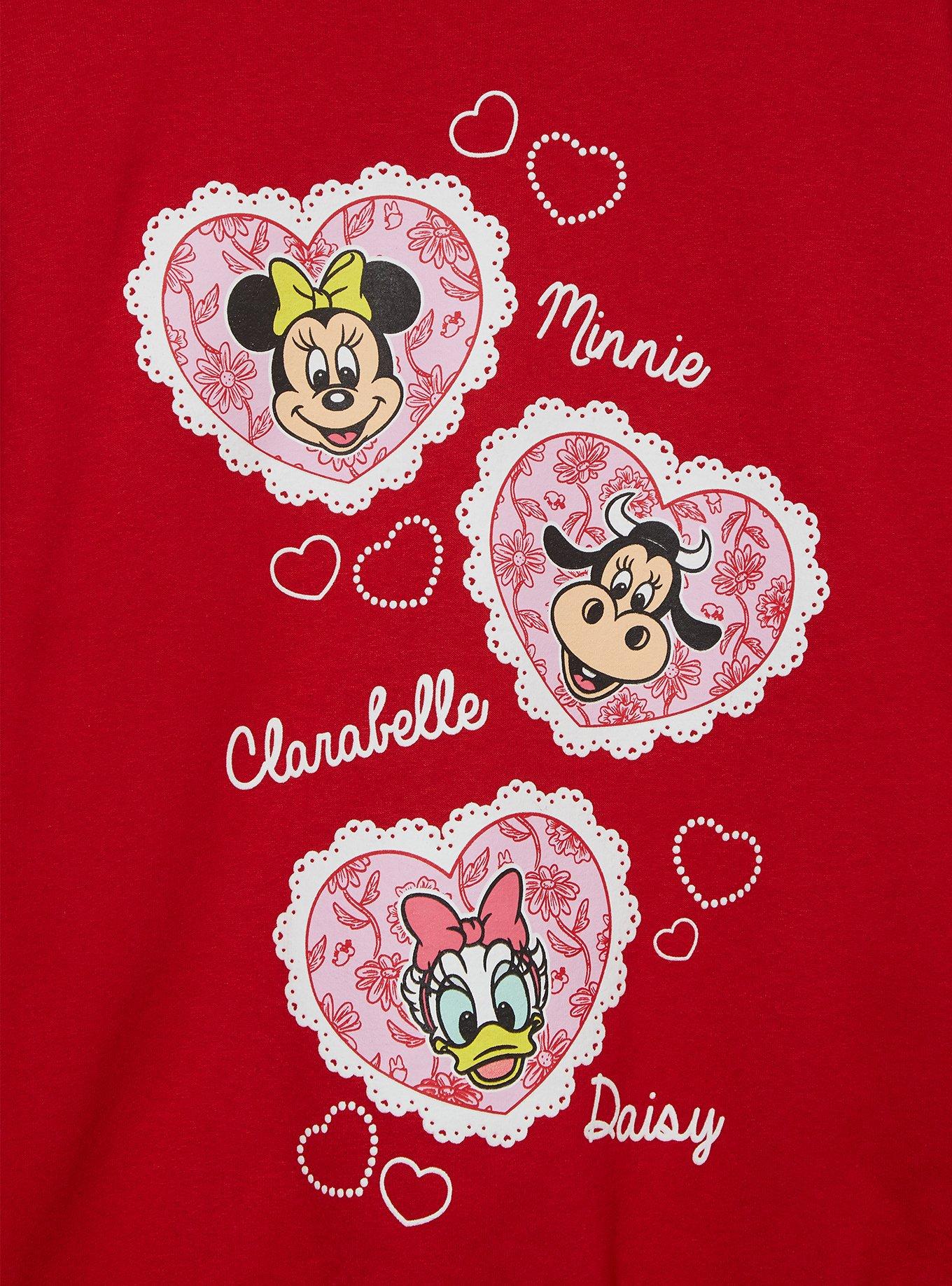 Disney Minnie Mouse & Friends Hearts Women's Crewneck, , hi-res