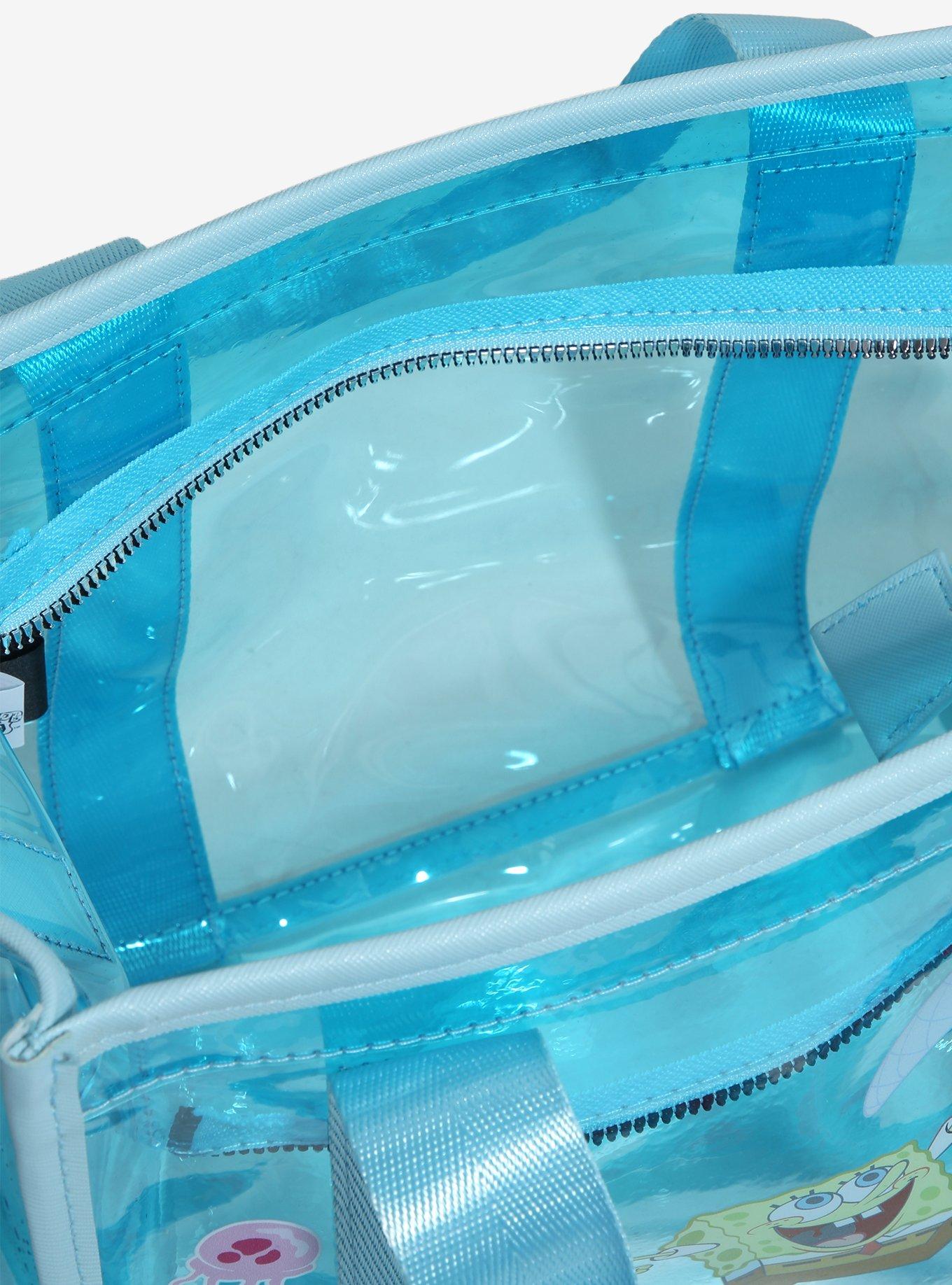 SpongeBob SquarePants SpongeBob Jellyfishing Clear Mini Tote &mdash; BoxLunch Exclusive, , alternate