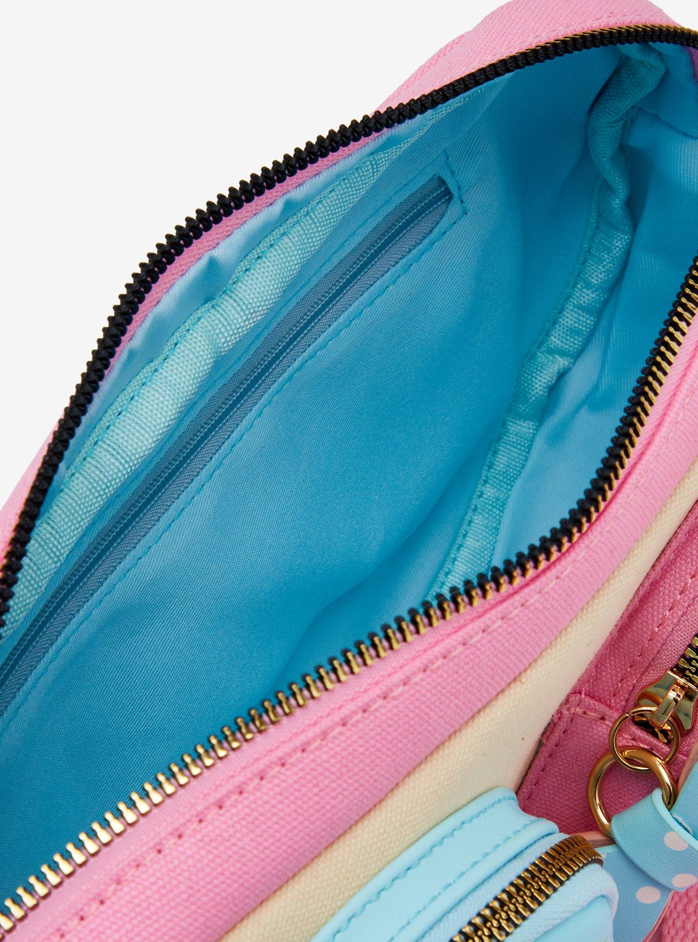 Sanrio Cinnamoroll Strawberries Multi-Pocket Convertible Crossbody Bag - BoxLunch Exclusive, , alternate
