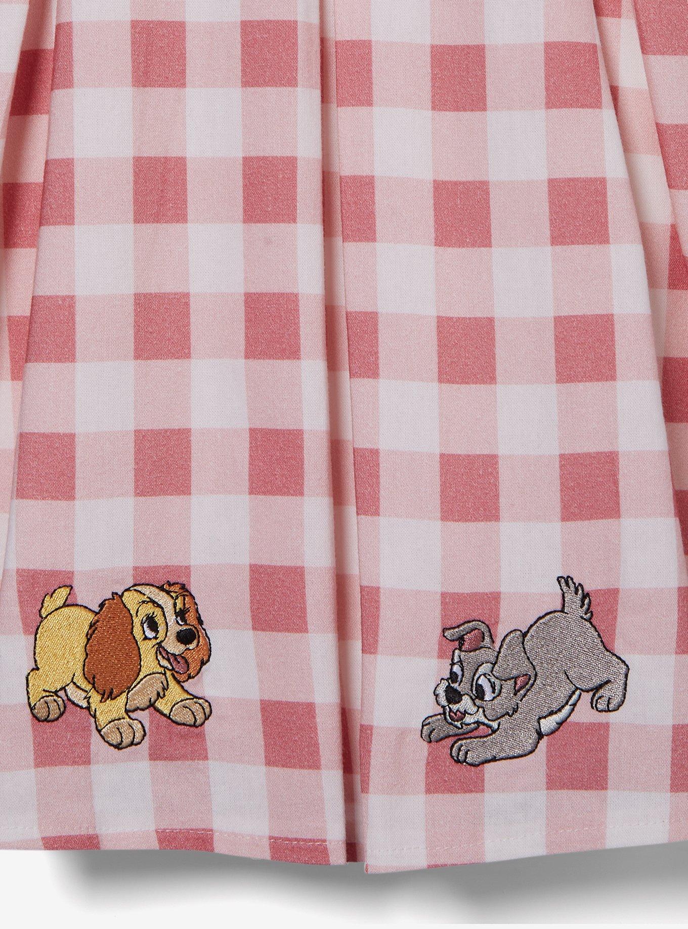 Disney Lady and the Tramp Gingham Pleated Toddler Dress &mdash; BoxLunch Exclusive, , alternate