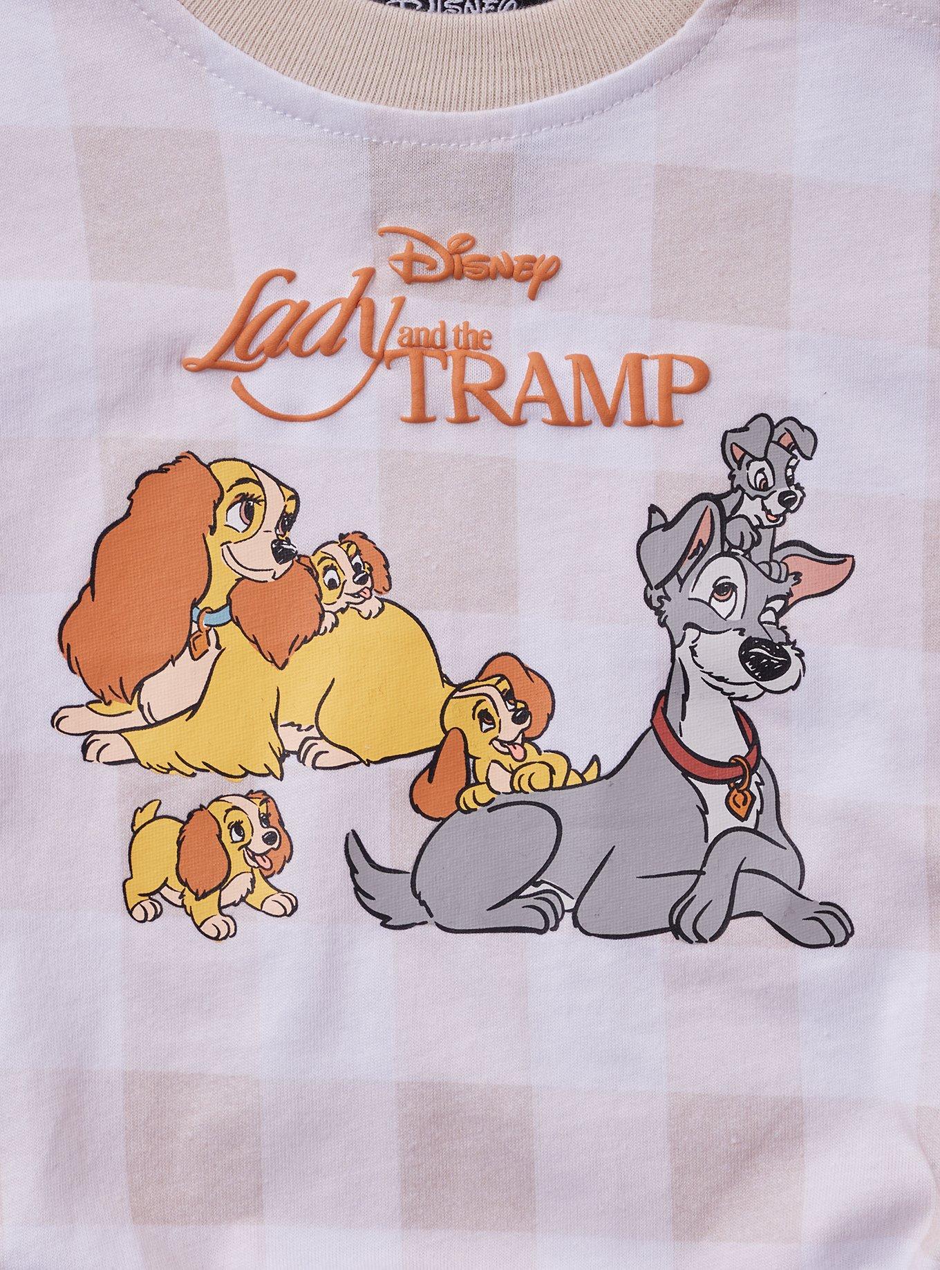 Disney Lady and the Tramp Family Portrait Infant One Piece — BoxLunch Exclusive, , alternate
