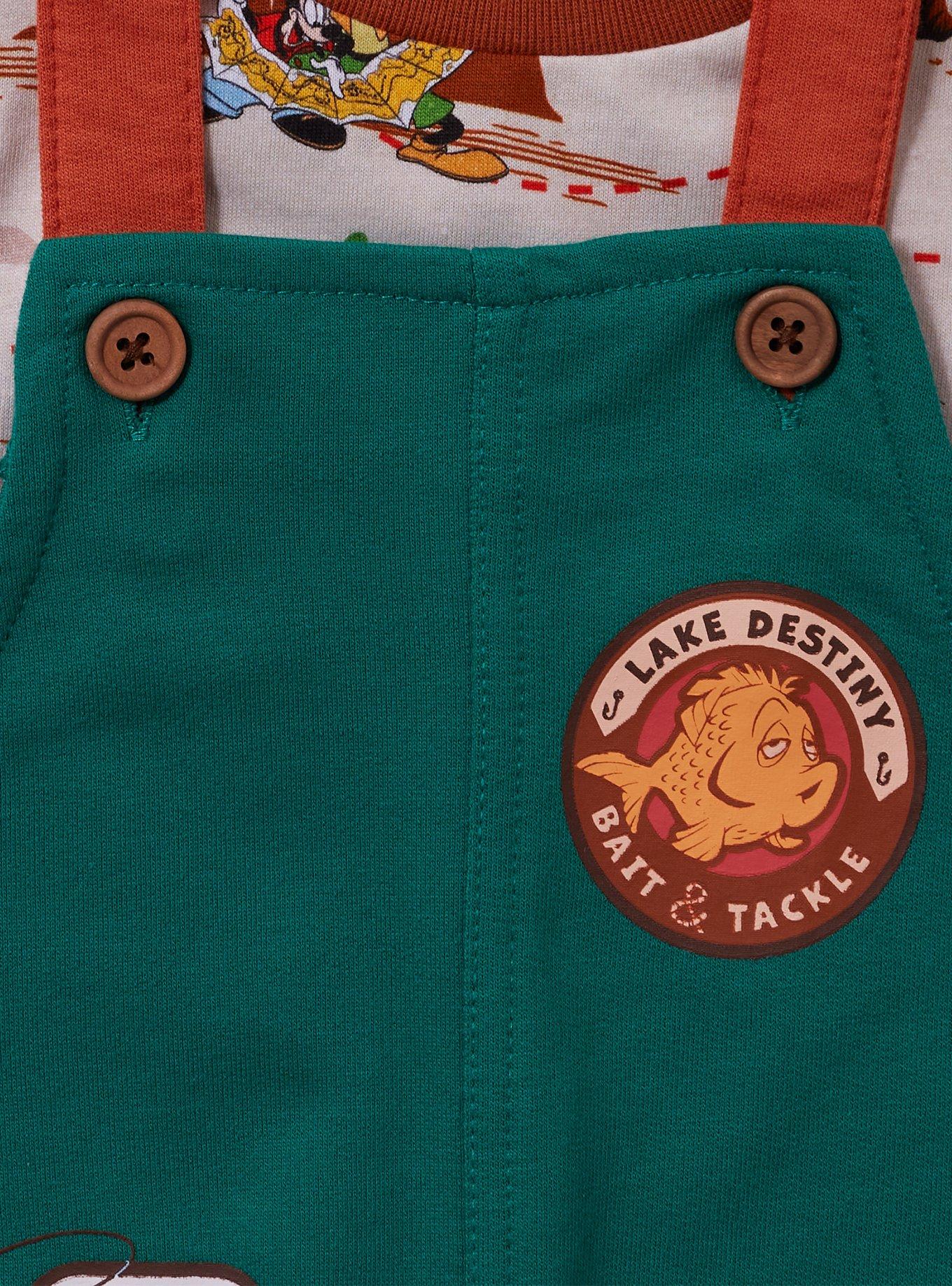 Disney A Goofy Movie Lake Destiny Infant Overall & Shirt Set — BoxLunch Exclusive, BEIGE, alternate