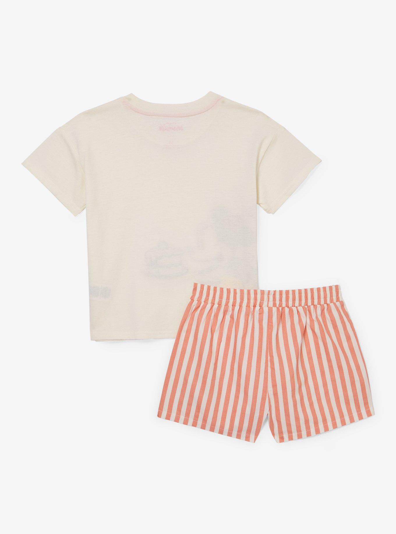 Disney Minnie Mouse Fair Retro Toddler Shirt and Shorts Set — BoxLunch Exclusive, , hi-res