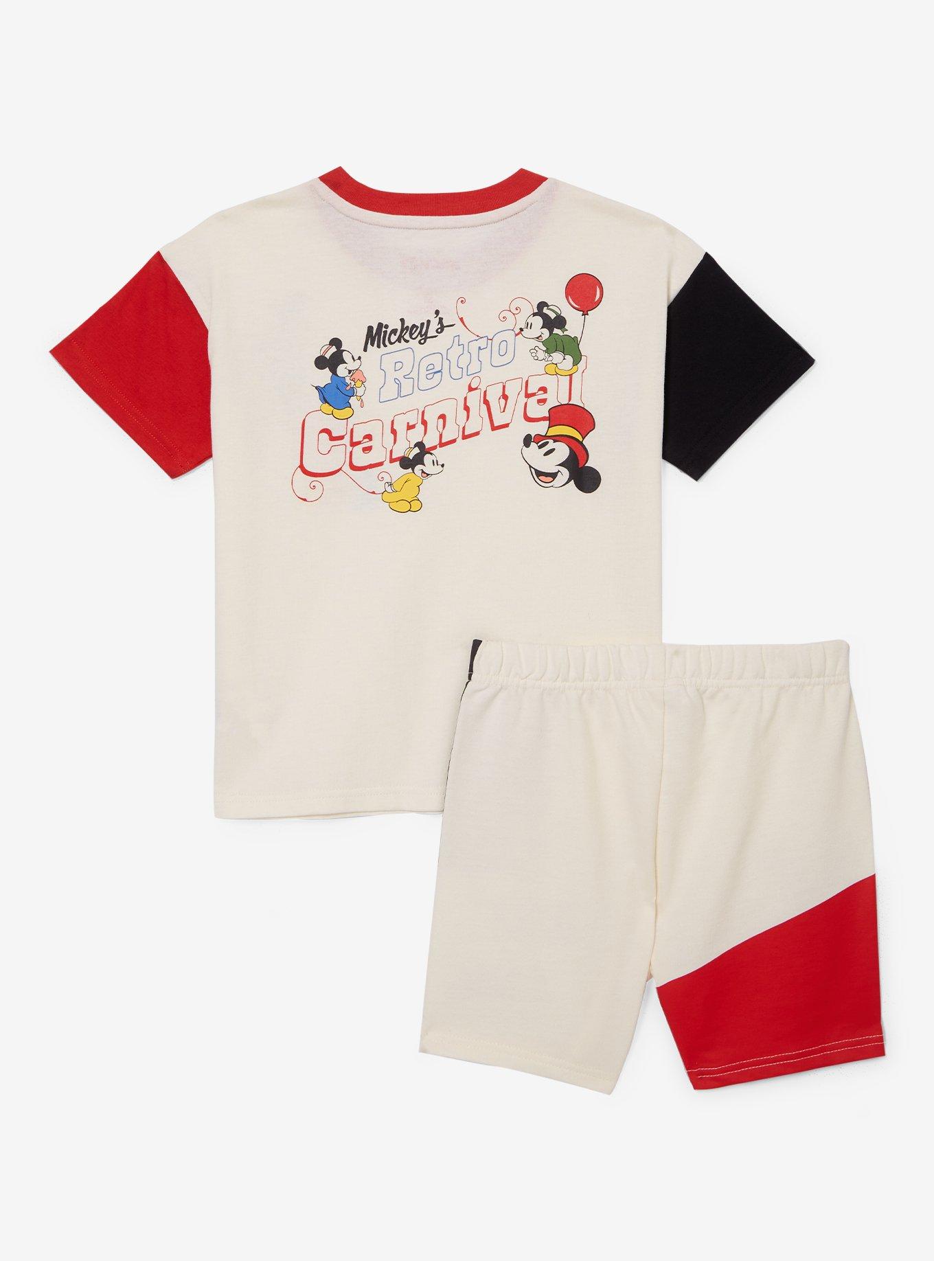 Disney Mickey Mouse Fair Retro Toddler Shirt and Shorts Set — BoxLunch Exclusive, , hi-res