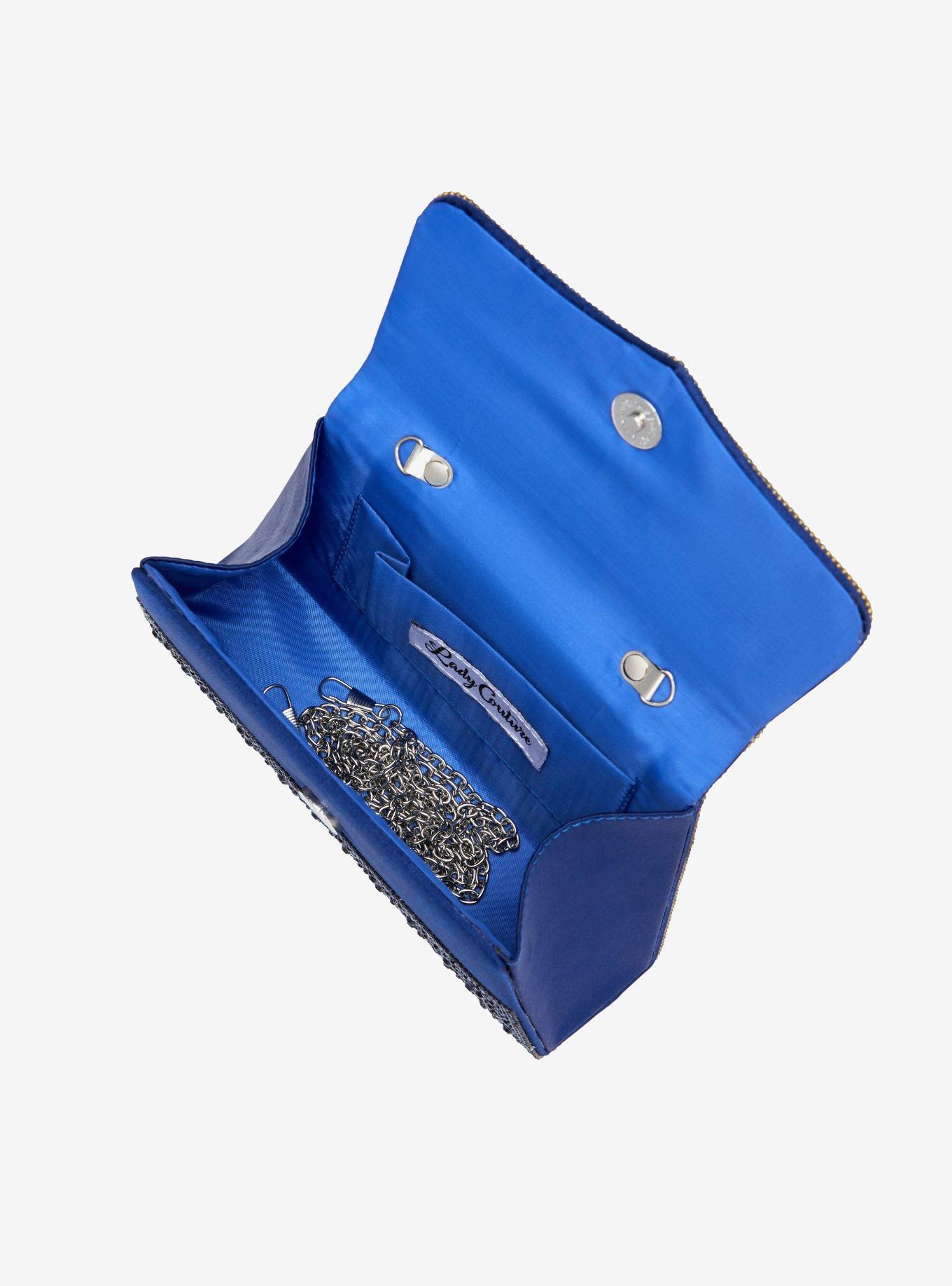Ashley Rhinestones & Bamboo Handle Bag, , alternate
