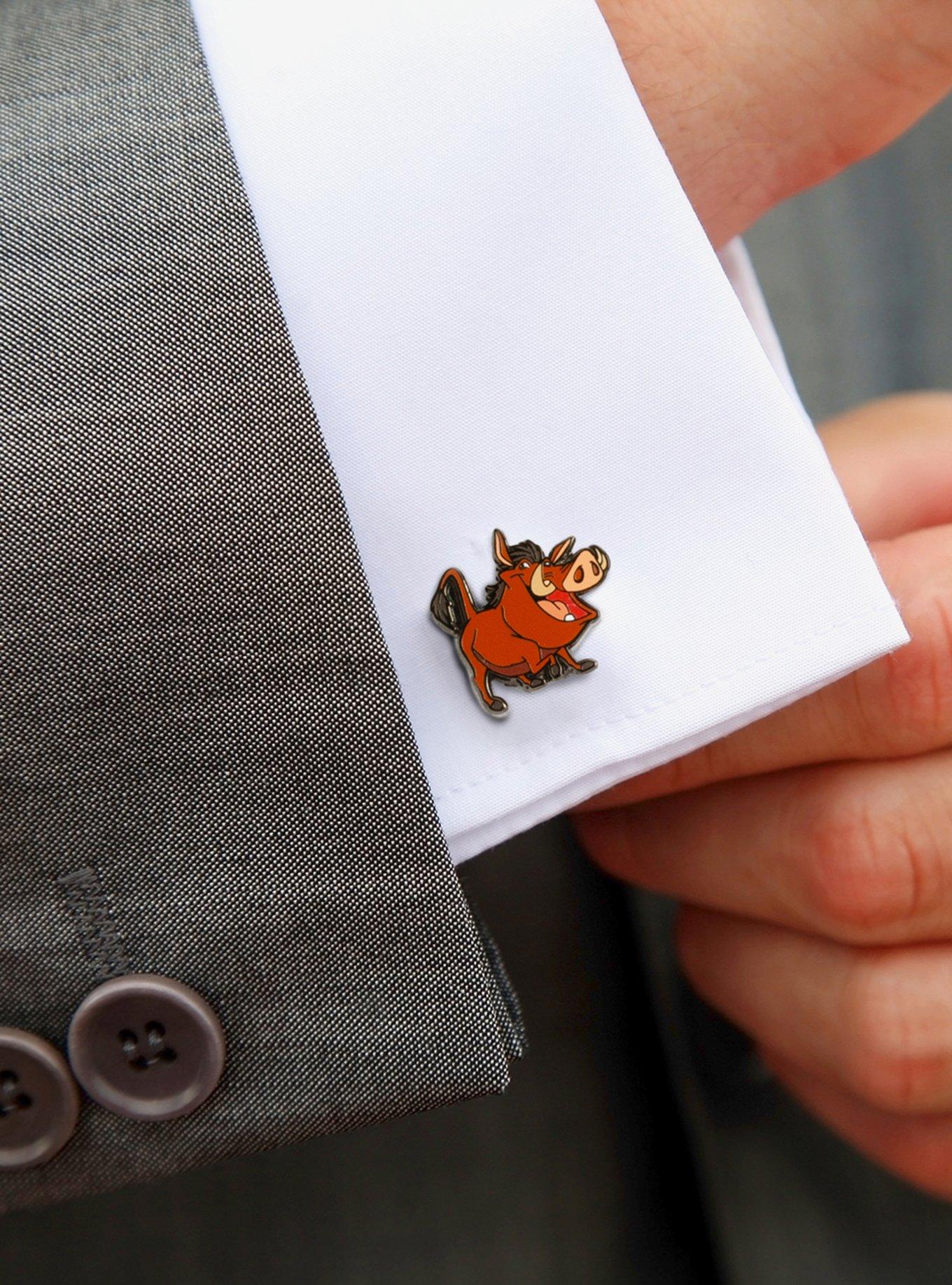 Disney The Lion King Timon & Pumbaa Hakuna Matata Cufflinks, , hi-res