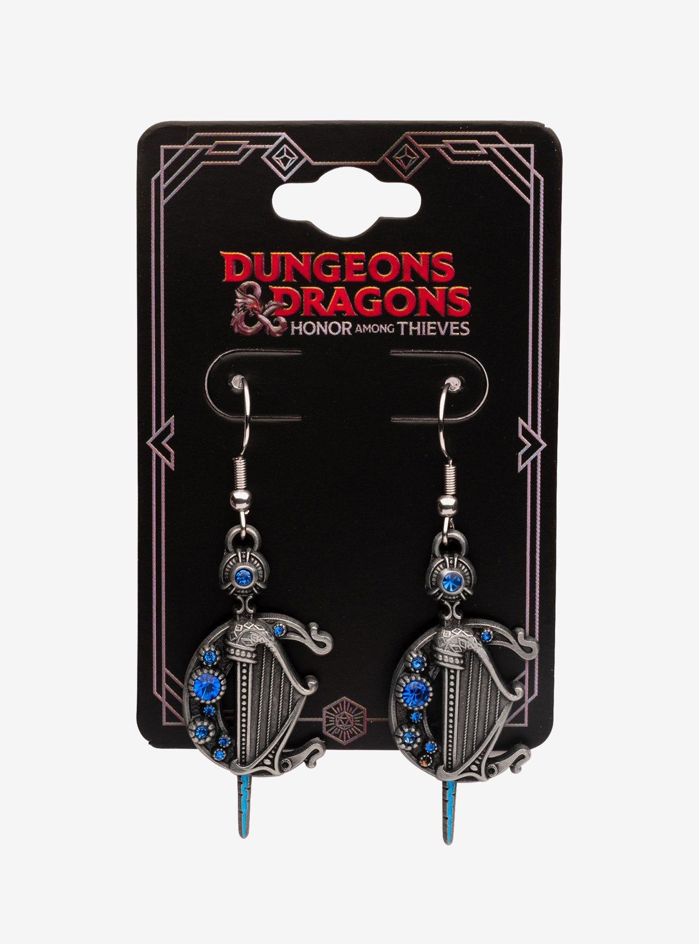Dungeons and Dragons: Honor Among Thieves Harpers Guild Drop Earrings, , alternate