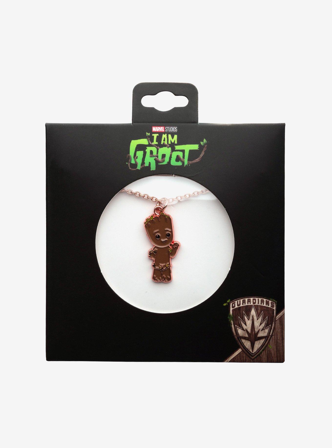 Marvel I Am Groot Chibi Groot Pendant Necklace, , alternate