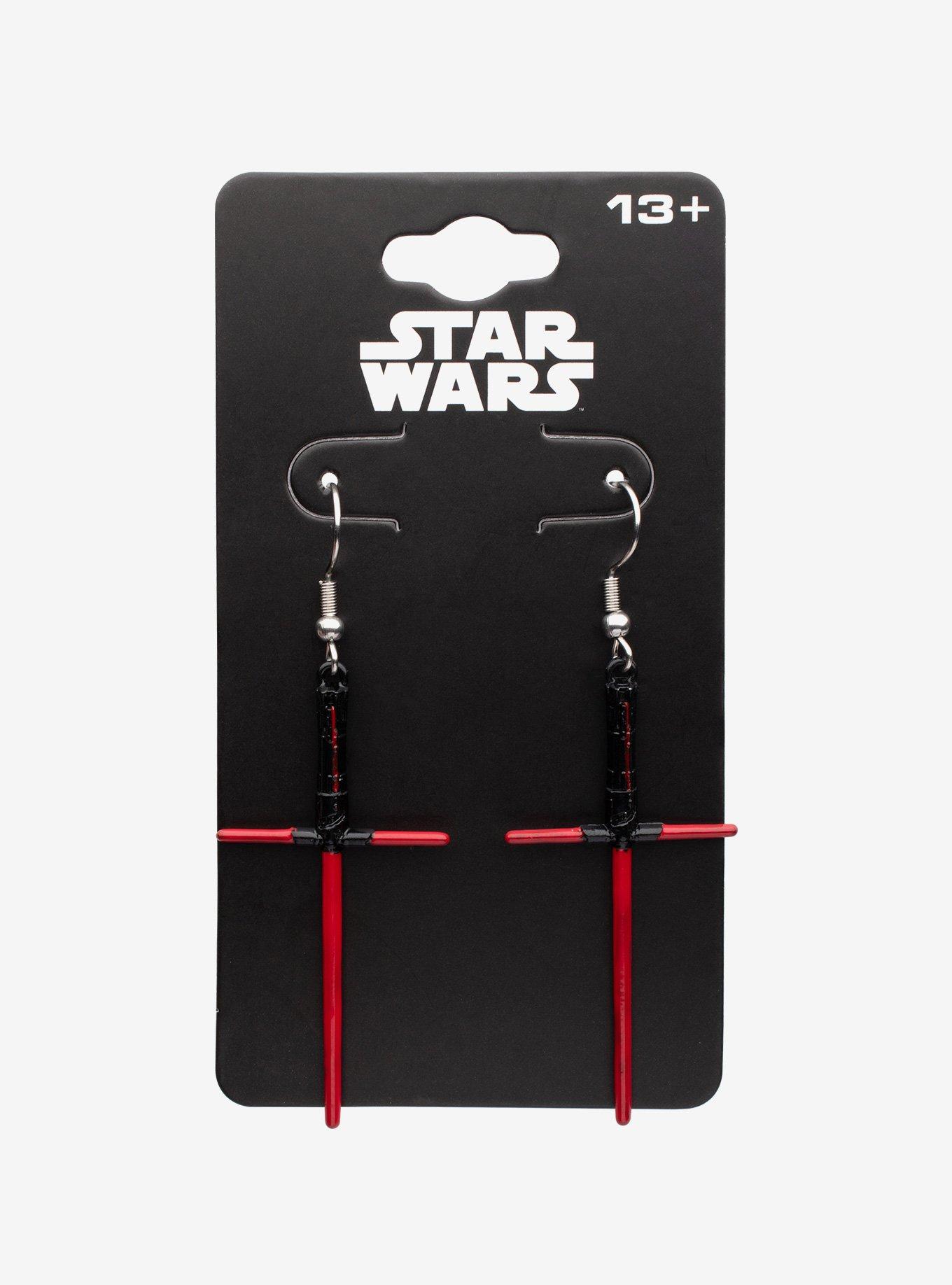 Star Wars Kylo Ren Lightsaber Drop Earrings, , alternate