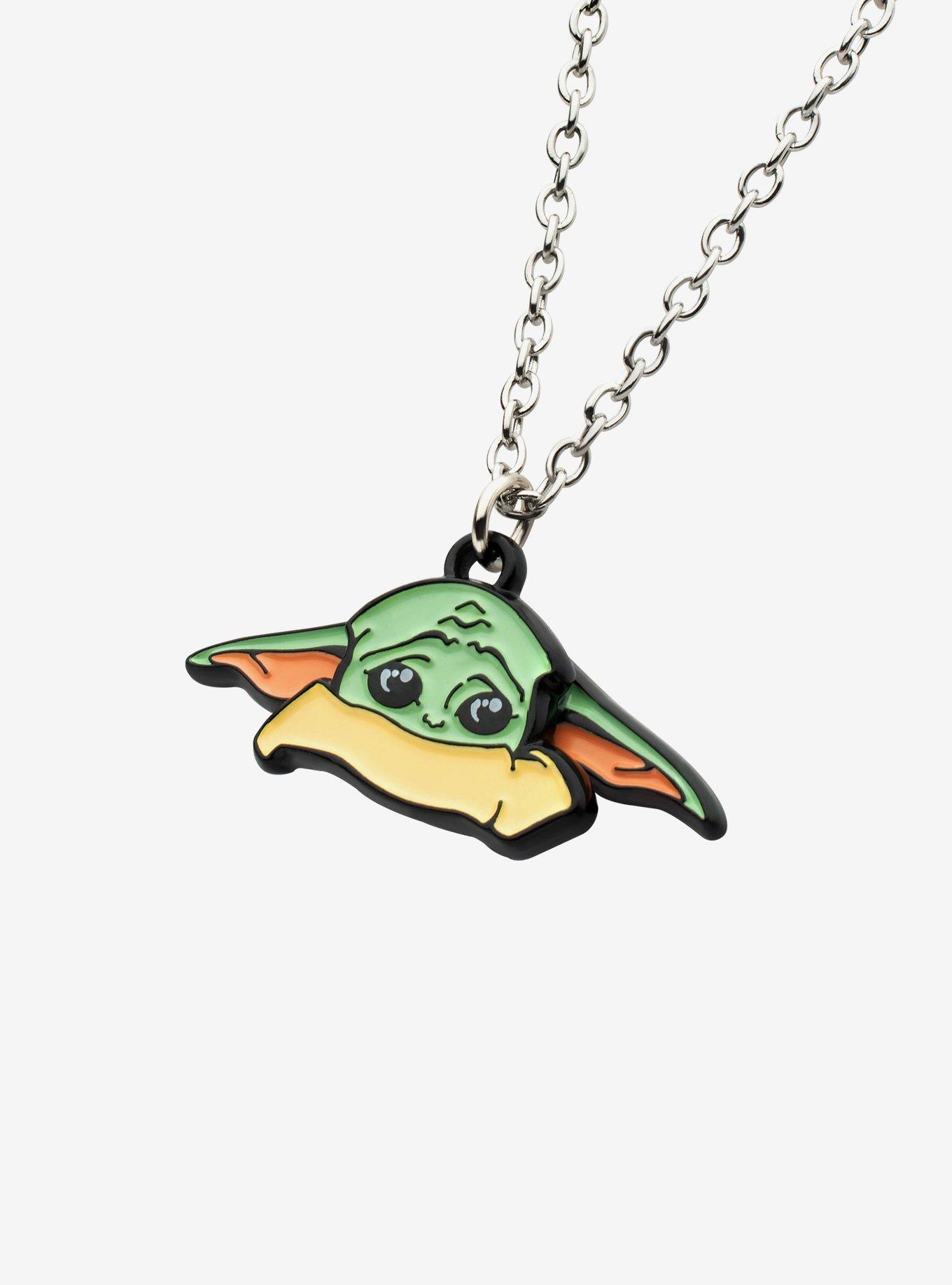 Star Wars The Mandalorian Grogu Sad Necklace, , alternate