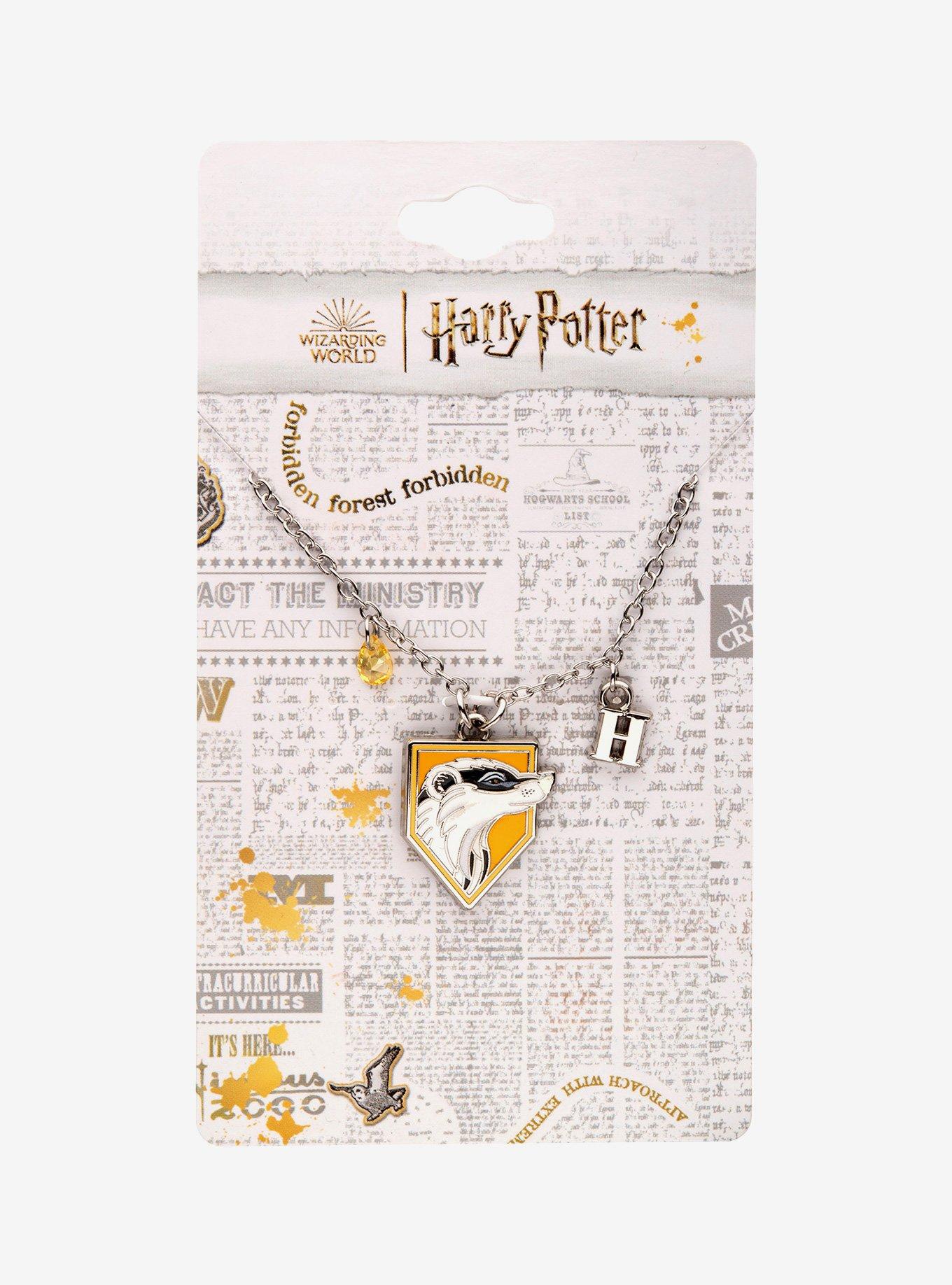 Harry Potter Hufflepuff Pendant Necklace, , alternate