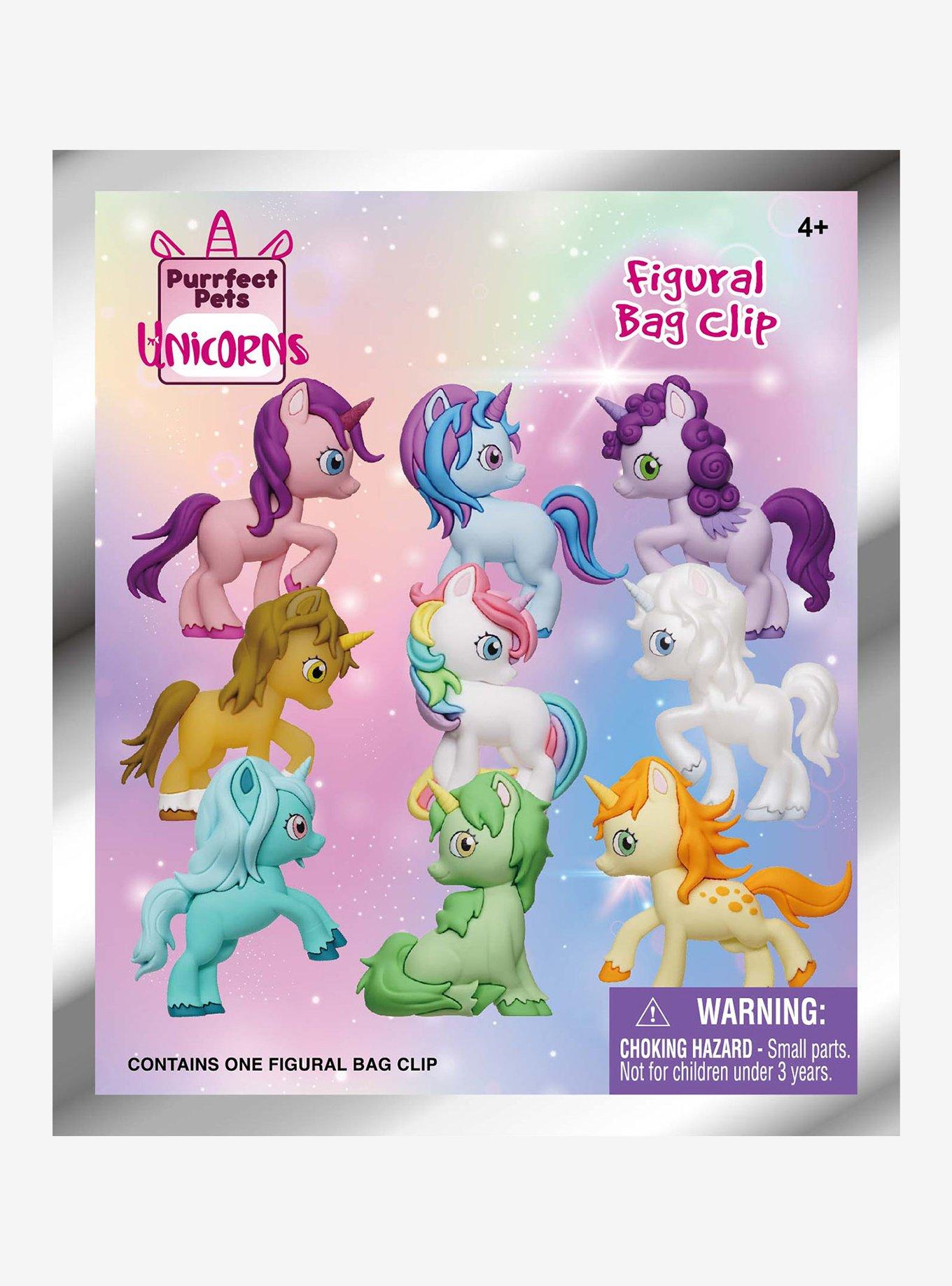Purrfect Pets Unicorns Blind Bag Figural Bag Clip, , hi-res