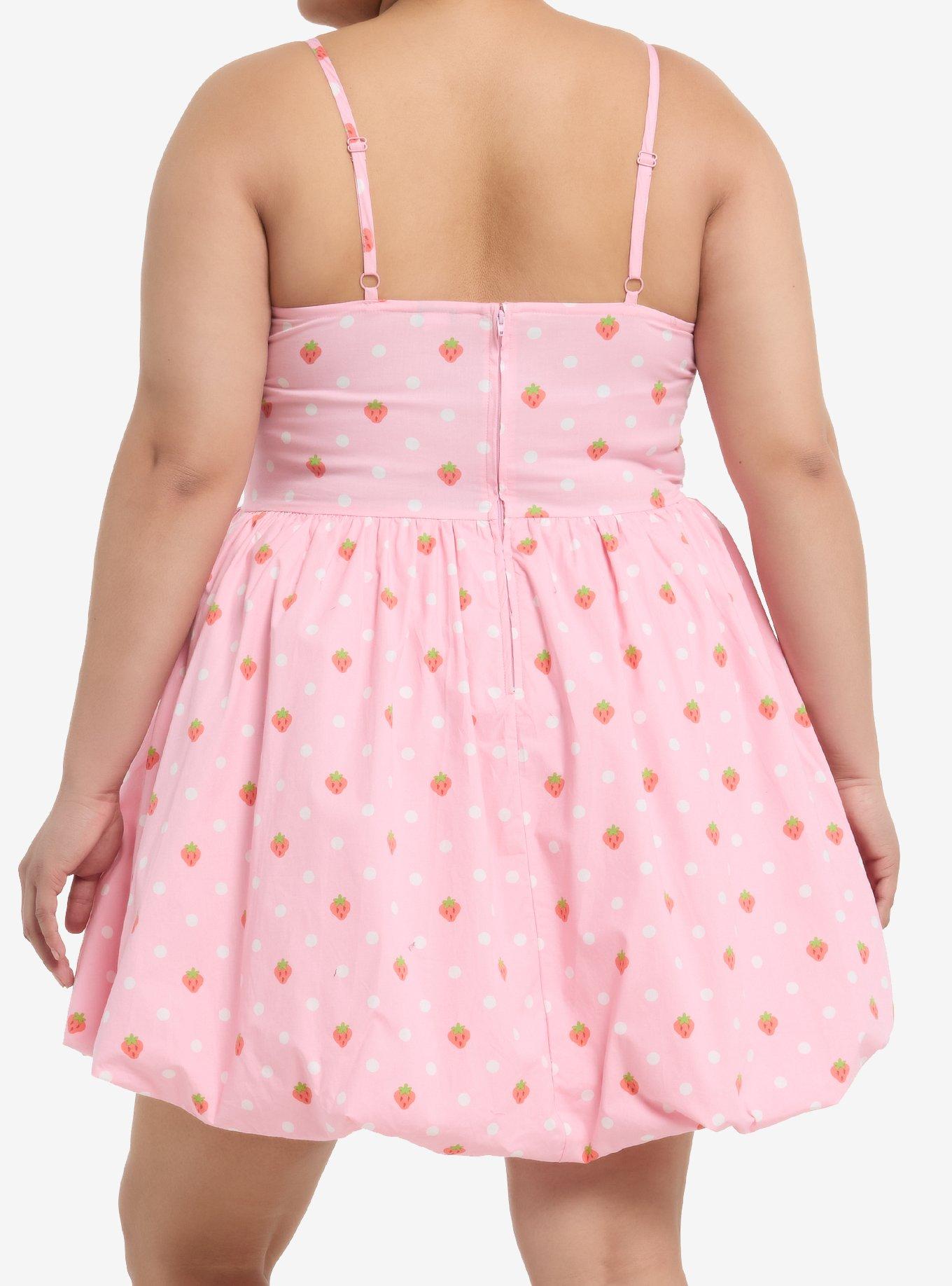 Strawberry Shortcake Cami Bubble Dress Plus Size, MULTI, alternate