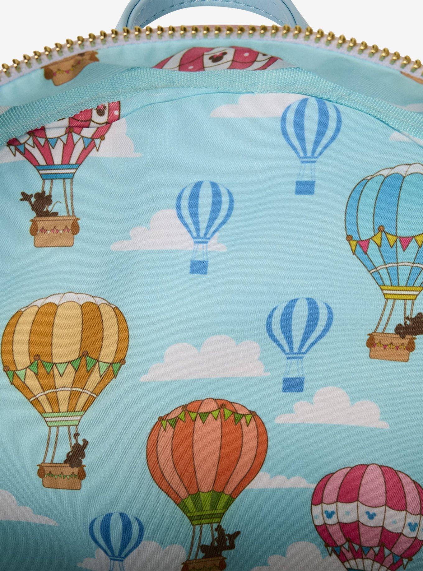 Loungefly Disney Mickey & Friends Hot Air Balloon Figural Mini Backpack, , alternate