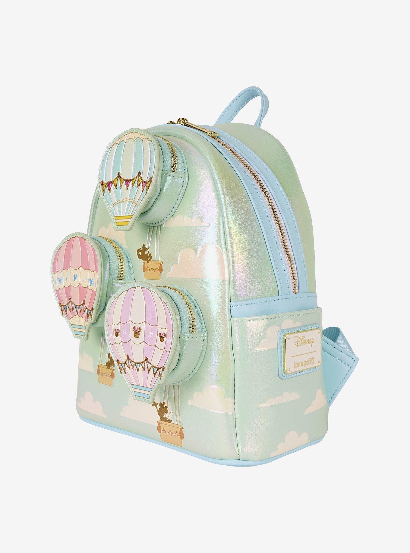 Loungefly Disney Mickey & Friends Hot Air Balloon Pockets Mini Backpack, , alternate