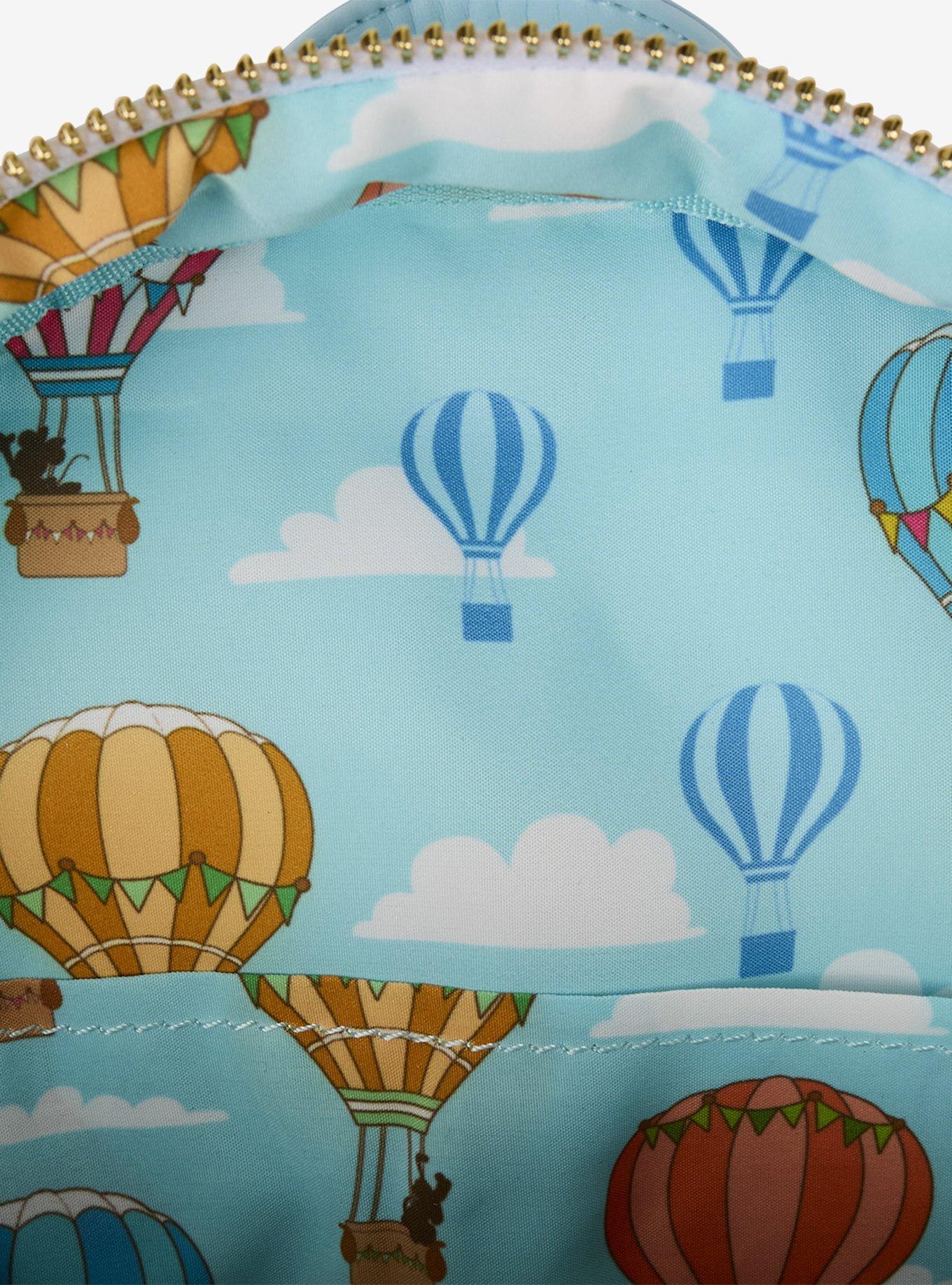 Loungefly Disney Mickey & Friends Hot Air Balloon Pockets Mini Backpack, , alternate