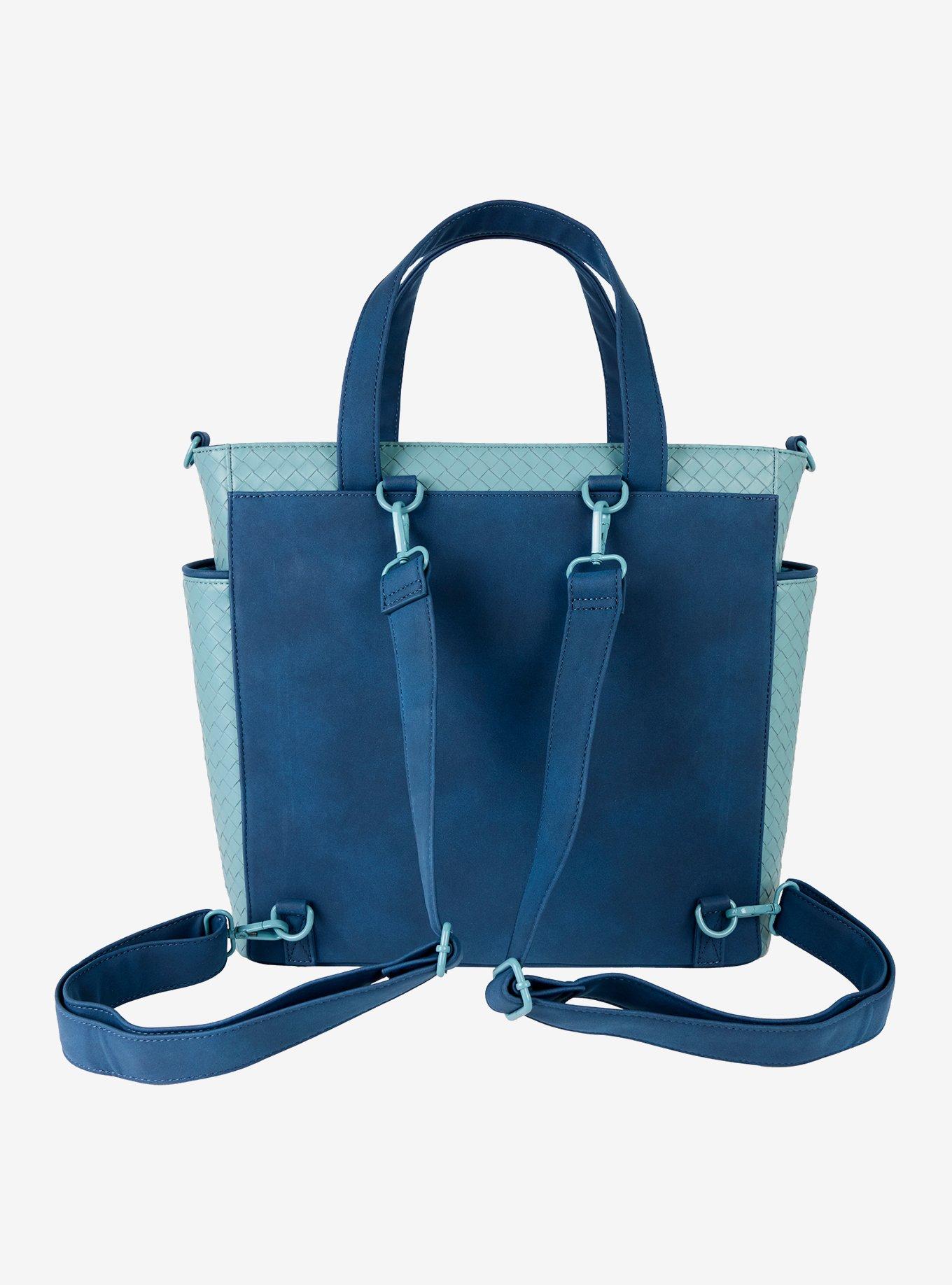 Loungefly Disney Lilo & Stitch Floral Stitch Convertible Tote Bag, , hi-res