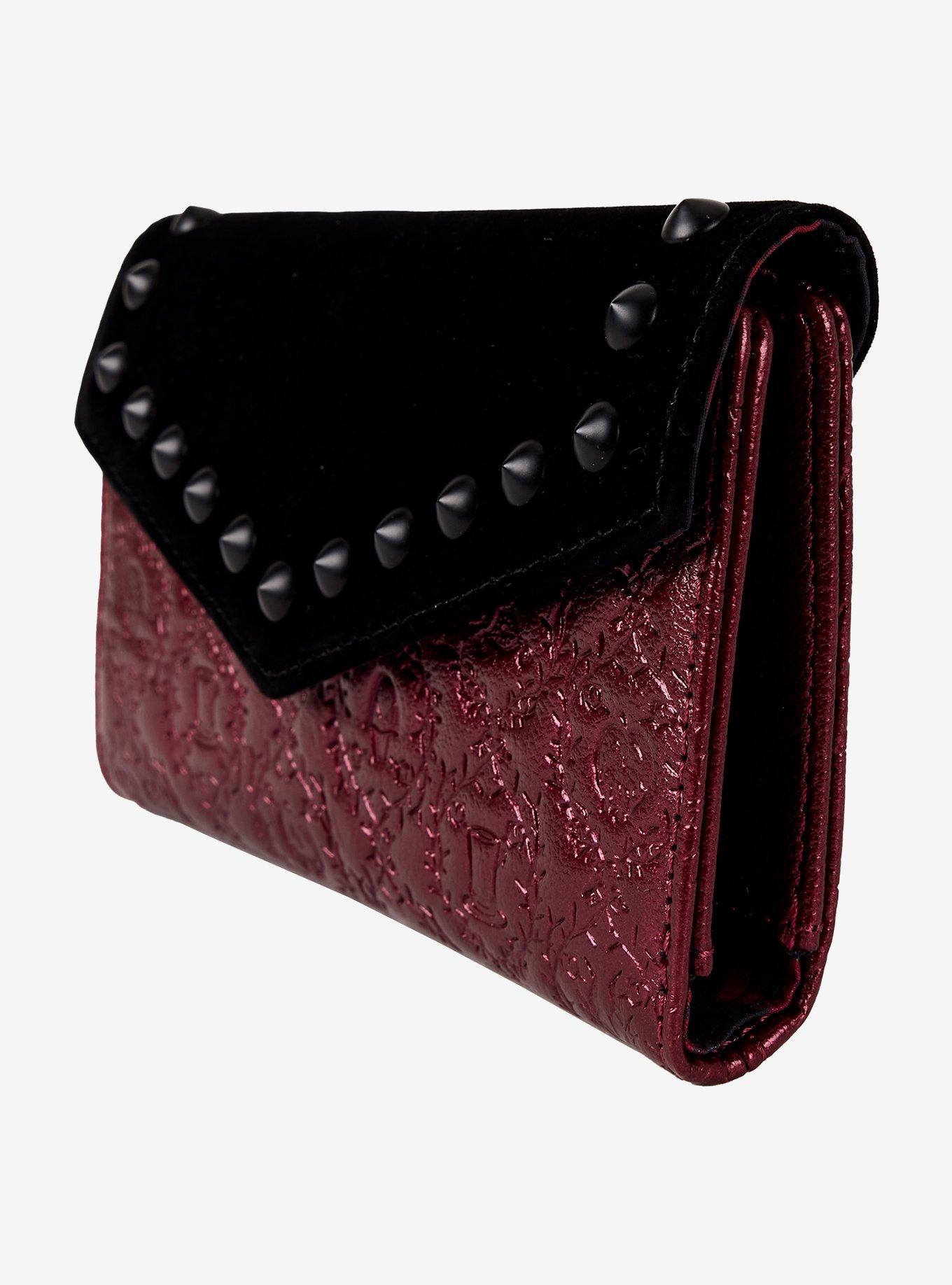 Loungefly Disney Villains Studded Wallet, , alternate