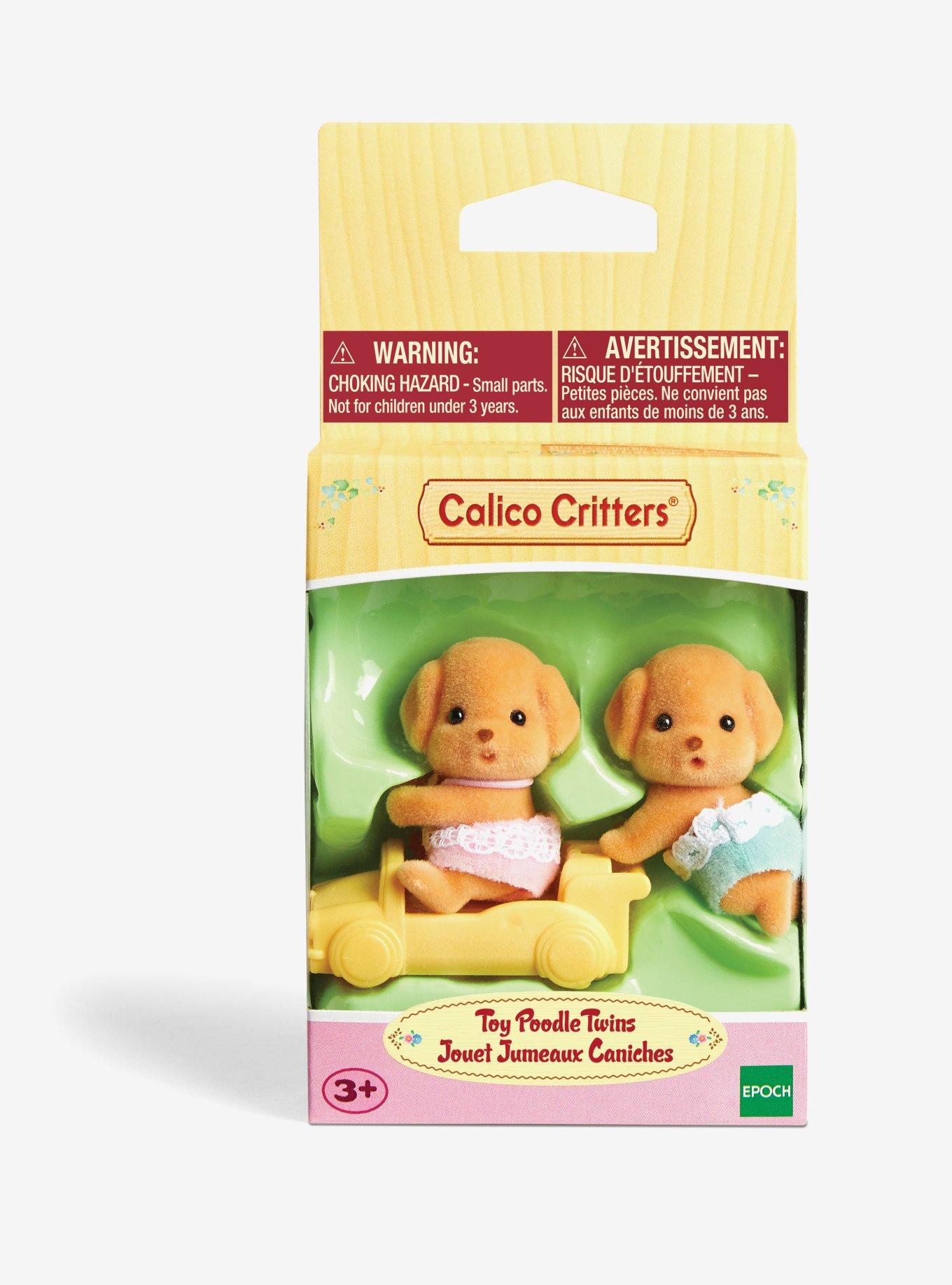 Calico Critters Toy Poodle Twins Figure Set, , alternate