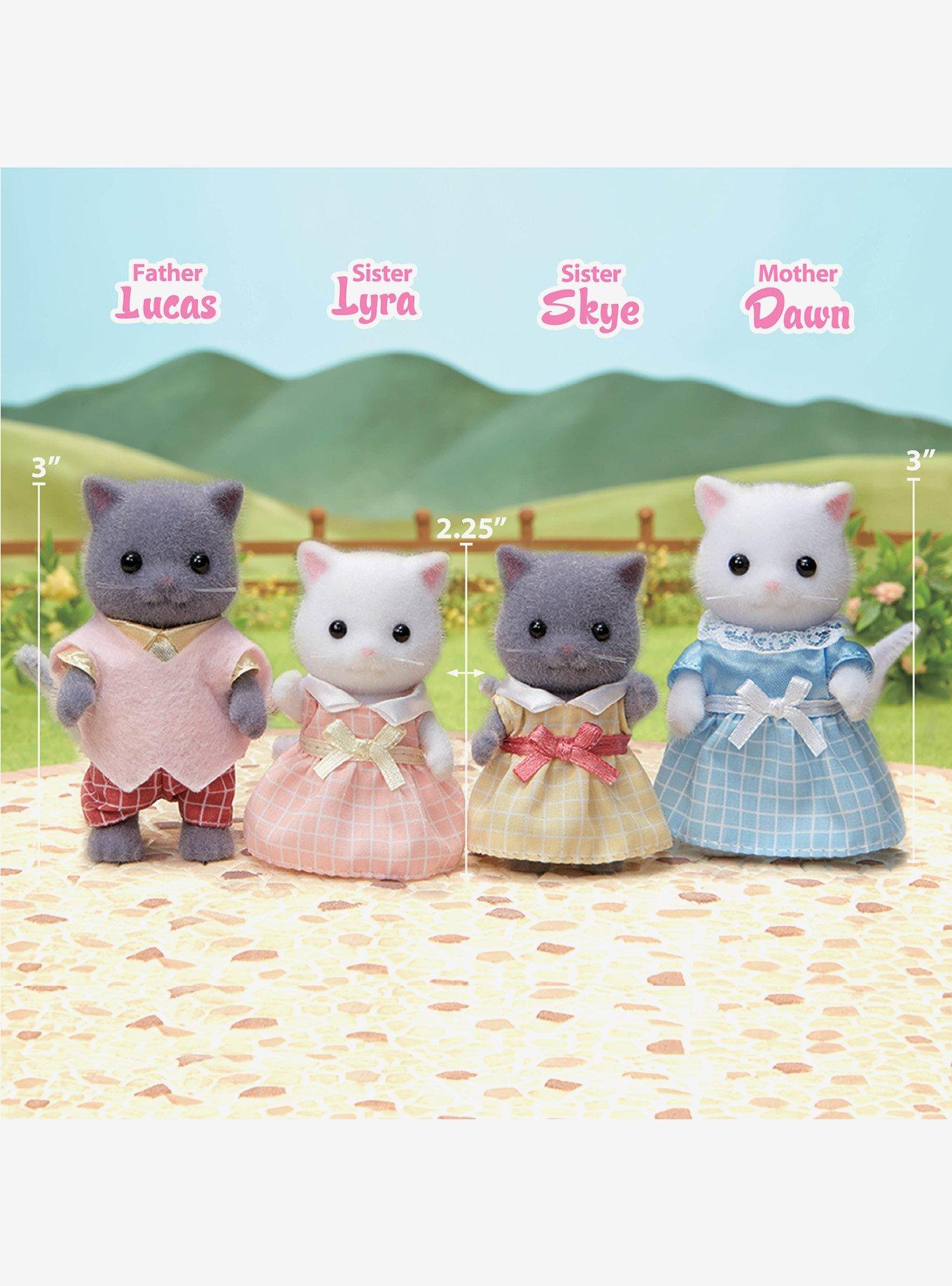 Calico Critters Persian Cat Family Figure Set, , hi-res