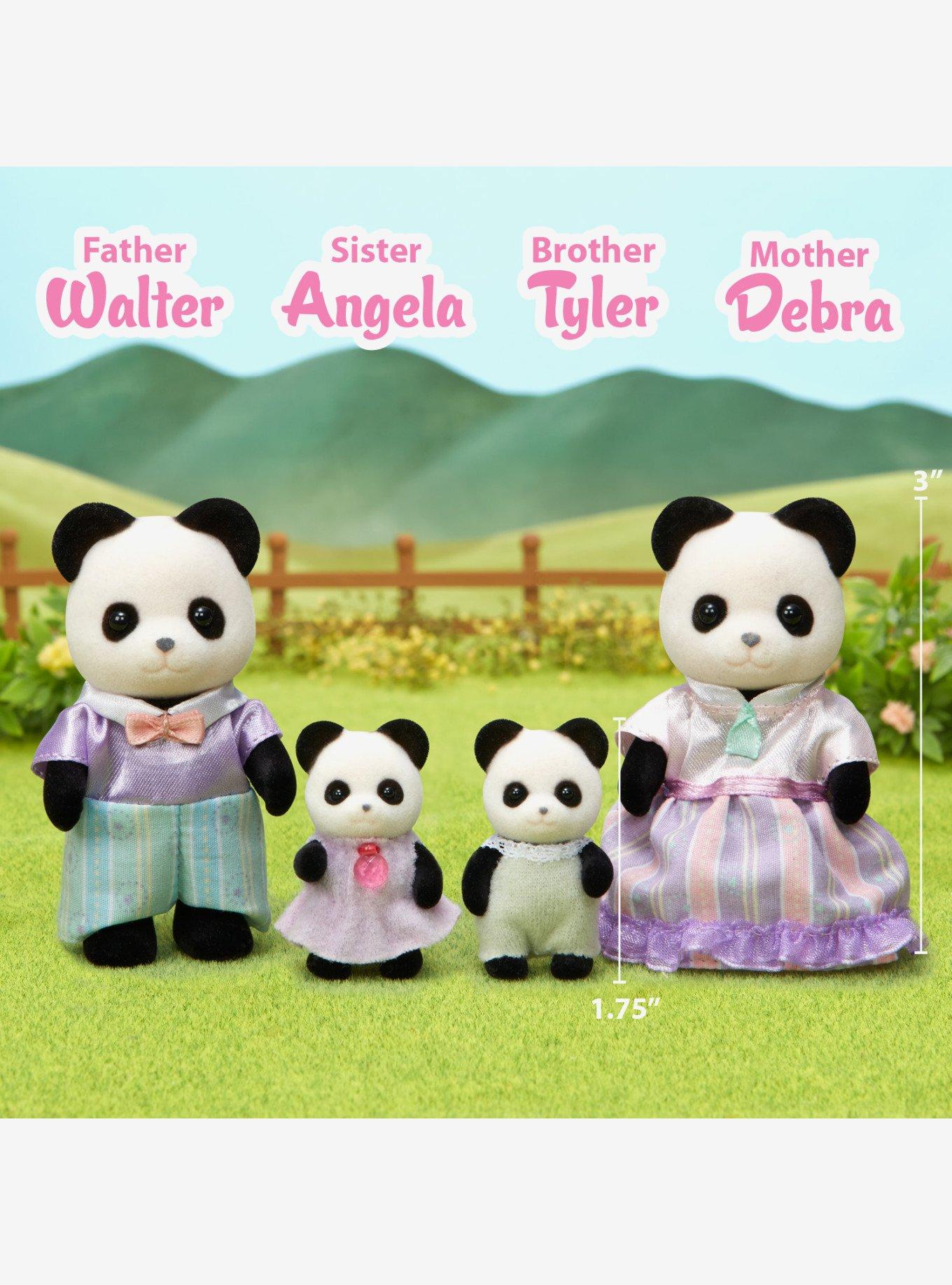 Calico Critters Panda Family Figure Set, , alternate