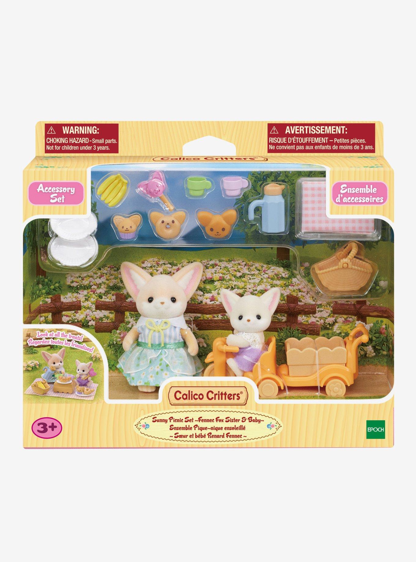 Calico Critters Fox Picnic Figure Set, , alternate