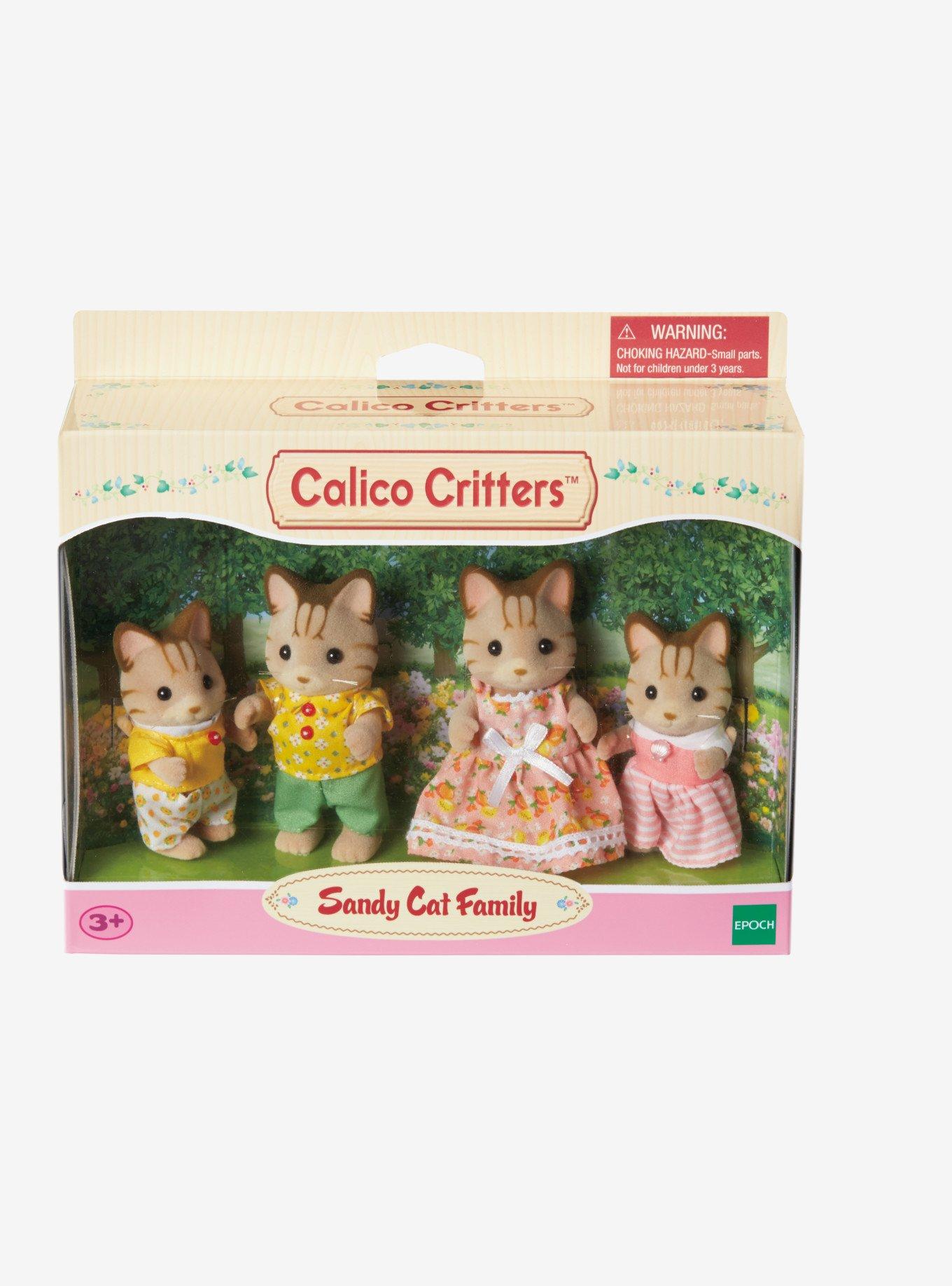 Calico Critters Sandy Cat Family Figure Set, , alternate