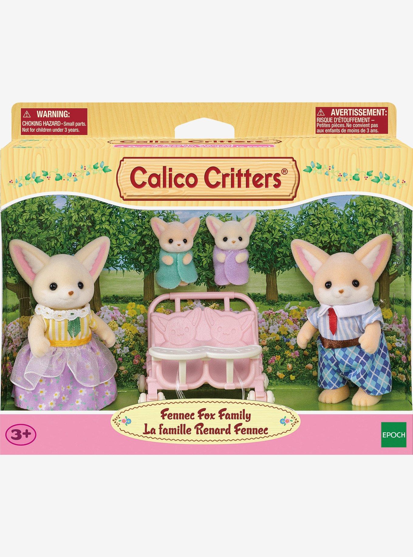 Calico Critters Fennec Fox Family Figure Set, , hi-res