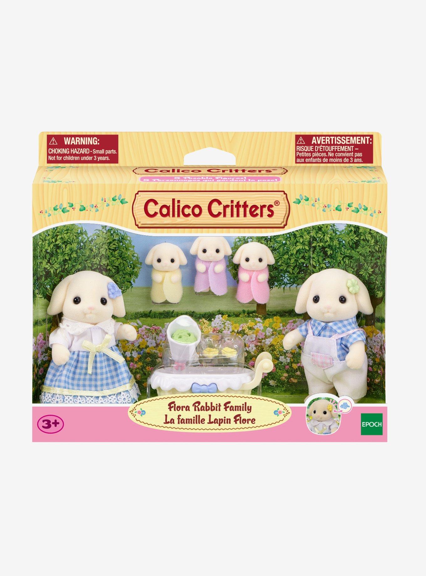 Calico Critters Flora Rabbit Family Figure Set, , alternate