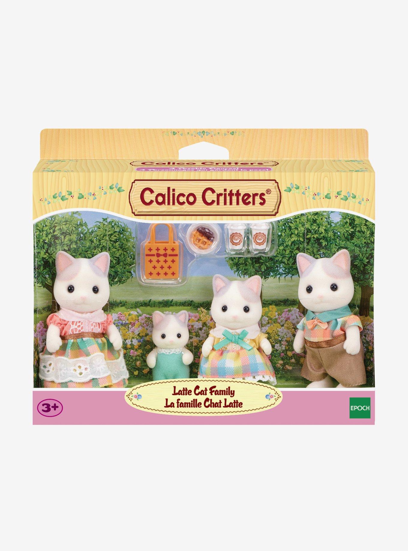 Calico Critters Latte Cat Family Figure Set, , hi-res