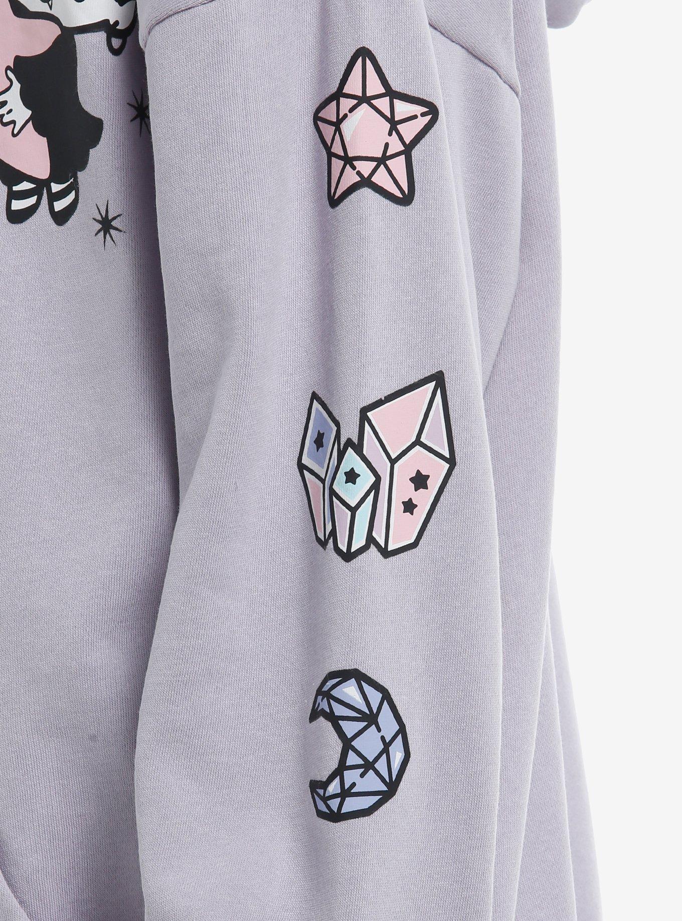 Magical Twin Comets Girls Oversized Hoodie Hot Topic Exclusive, MULTI, alternate
