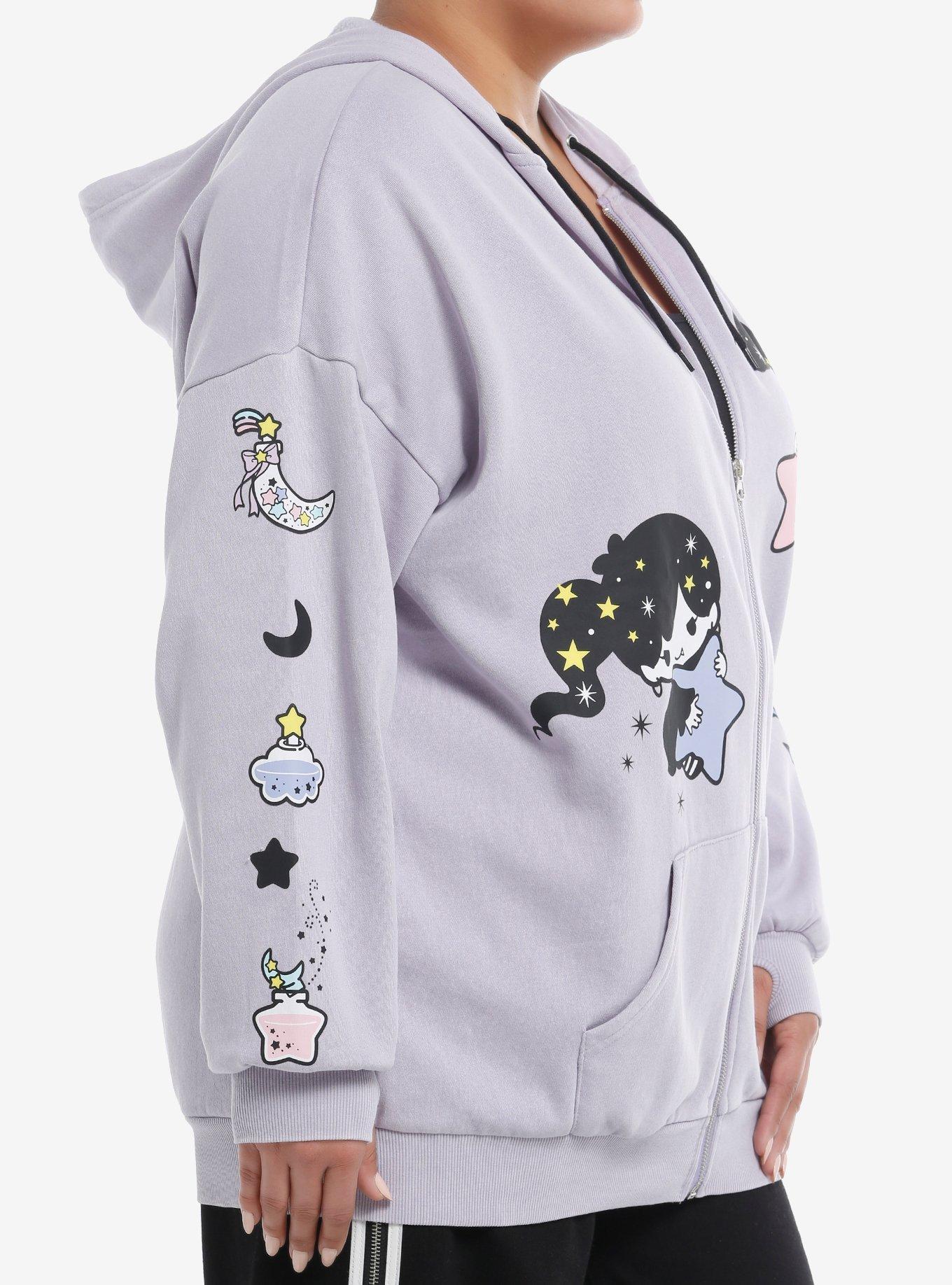 Magical Twin Comets Girls Oversized Hoodie Plus Size Hot Topic Exclusive, MULTI, alternate