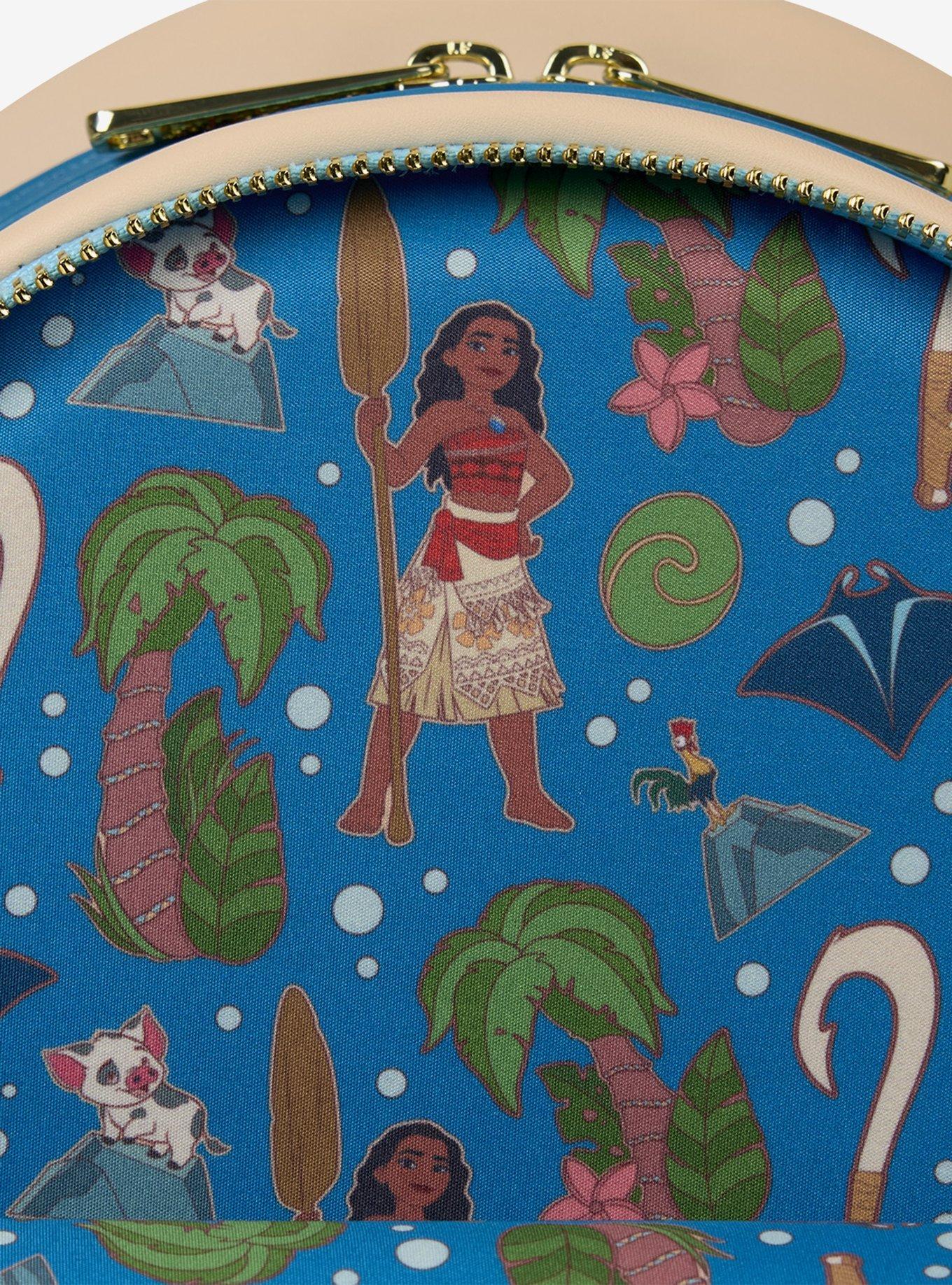 Loungefly Disney Moana Beach Scene Moving Mini Backpack, , alternate
