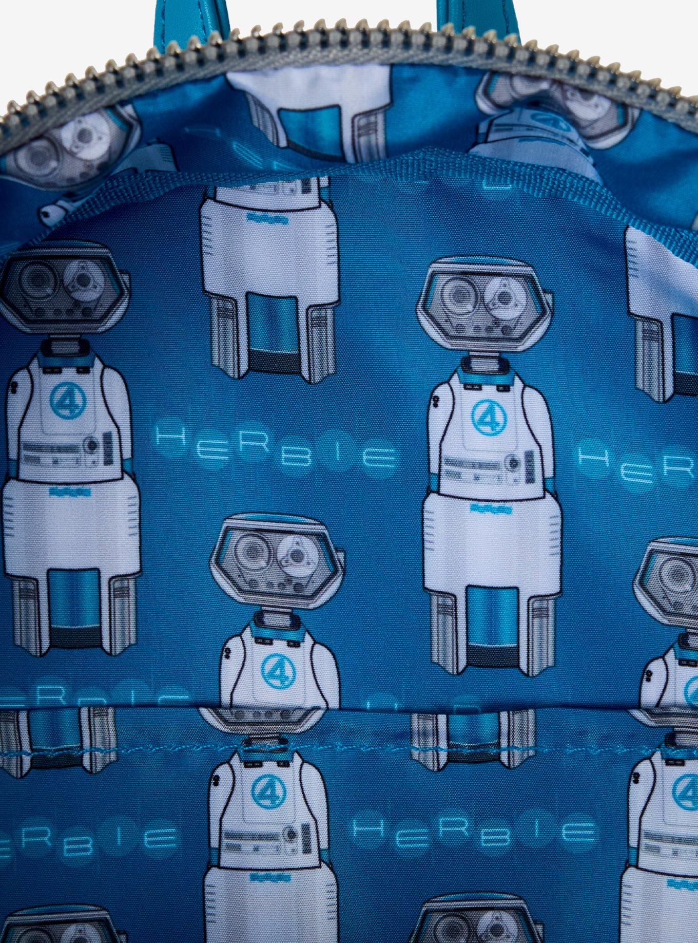 Loungefly Marvel The Fantastic Four: First Steps H.E.R.B.I.E. Figural Mini Backpack, , alternate