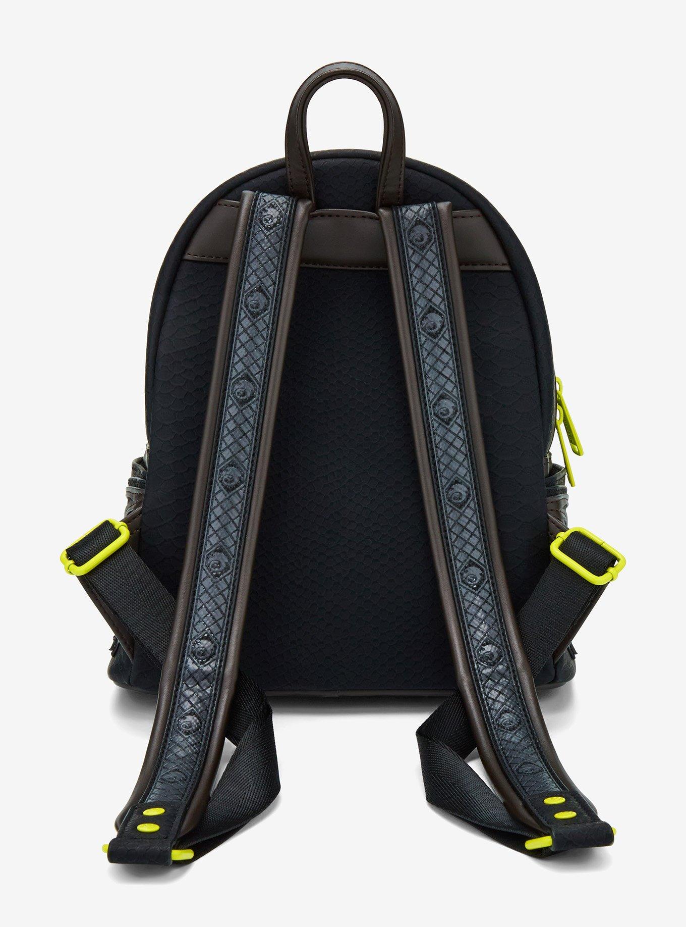 Loungefly DreamWorks How To Train Your Dragon Toothless Neon Mini Backpack, , alternate